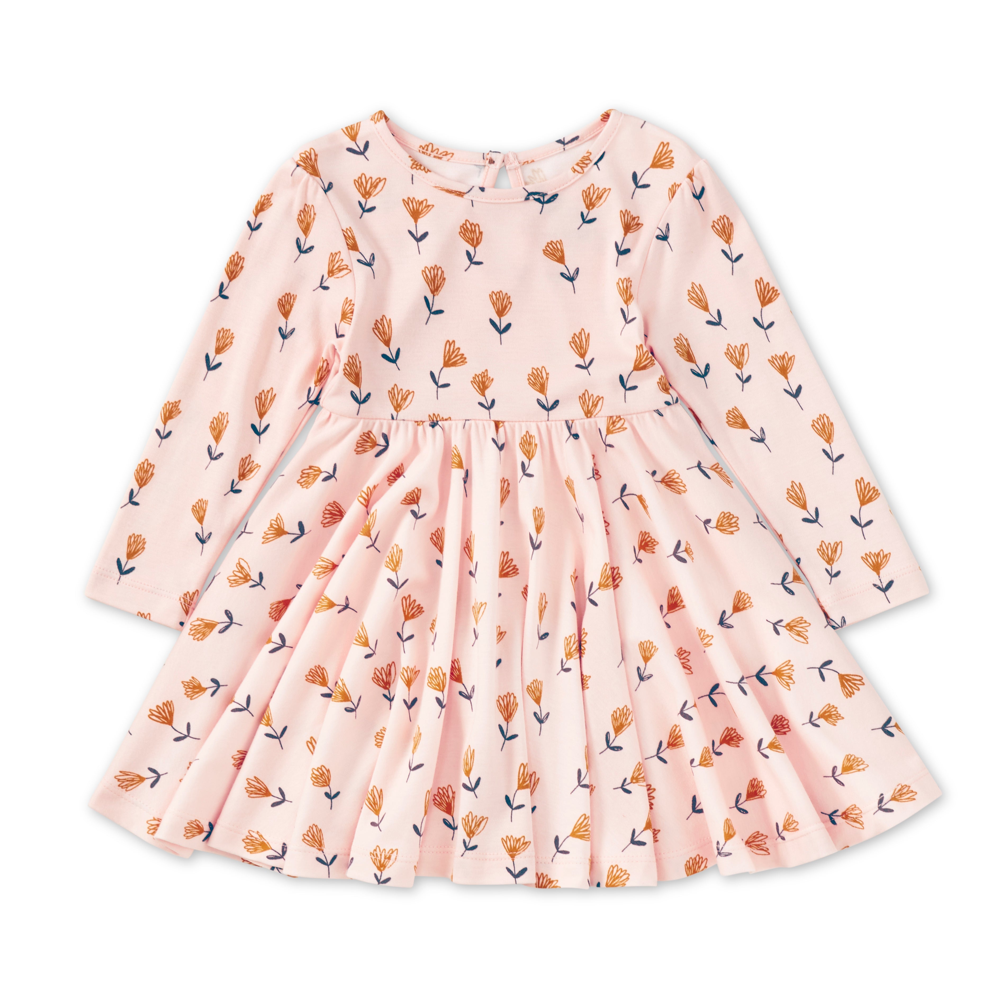 Bamboo Blend L/S Twirly Tee Dress - Wild at Heart