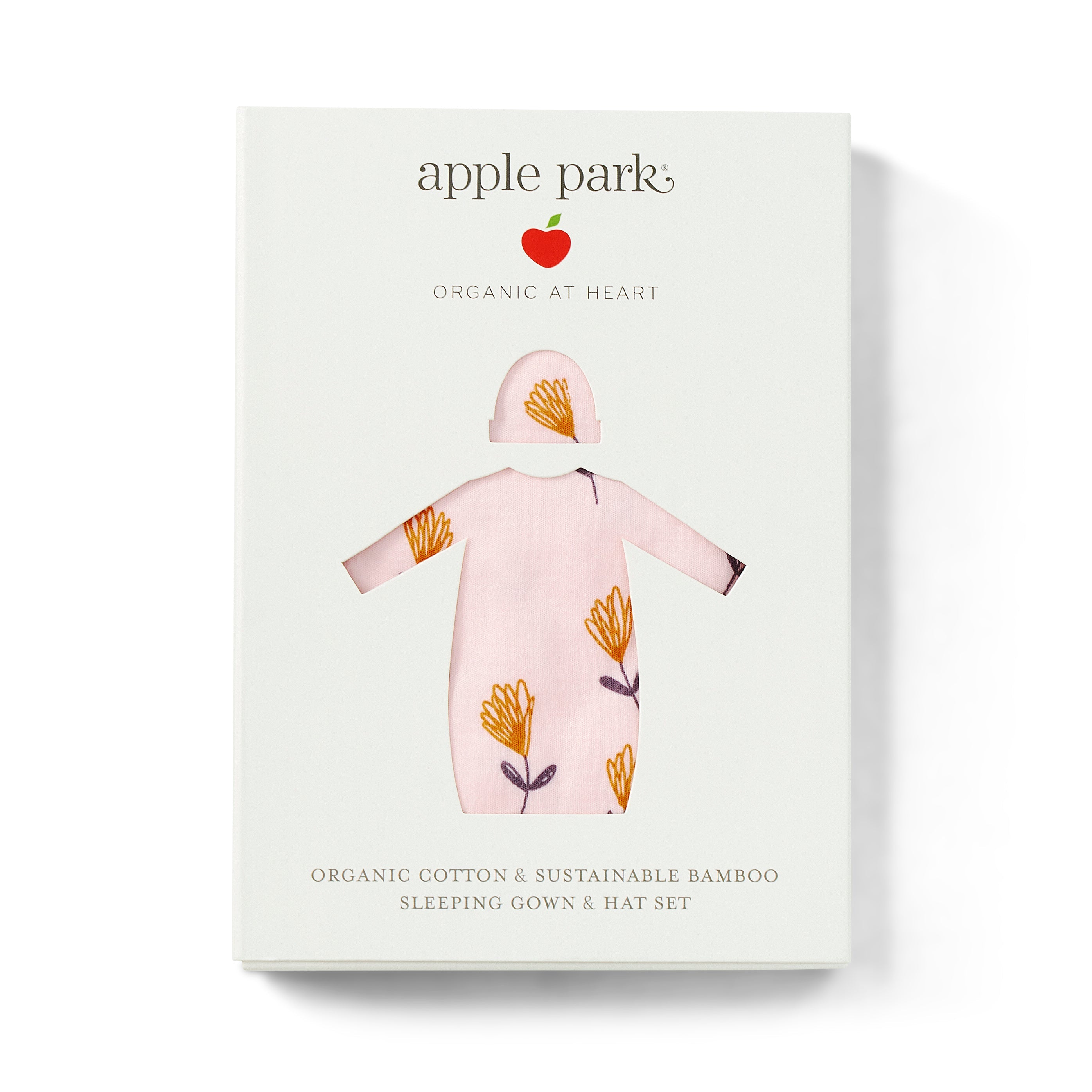 Bamboo Blend Hat & Sleepgown Set - Wild at Heart