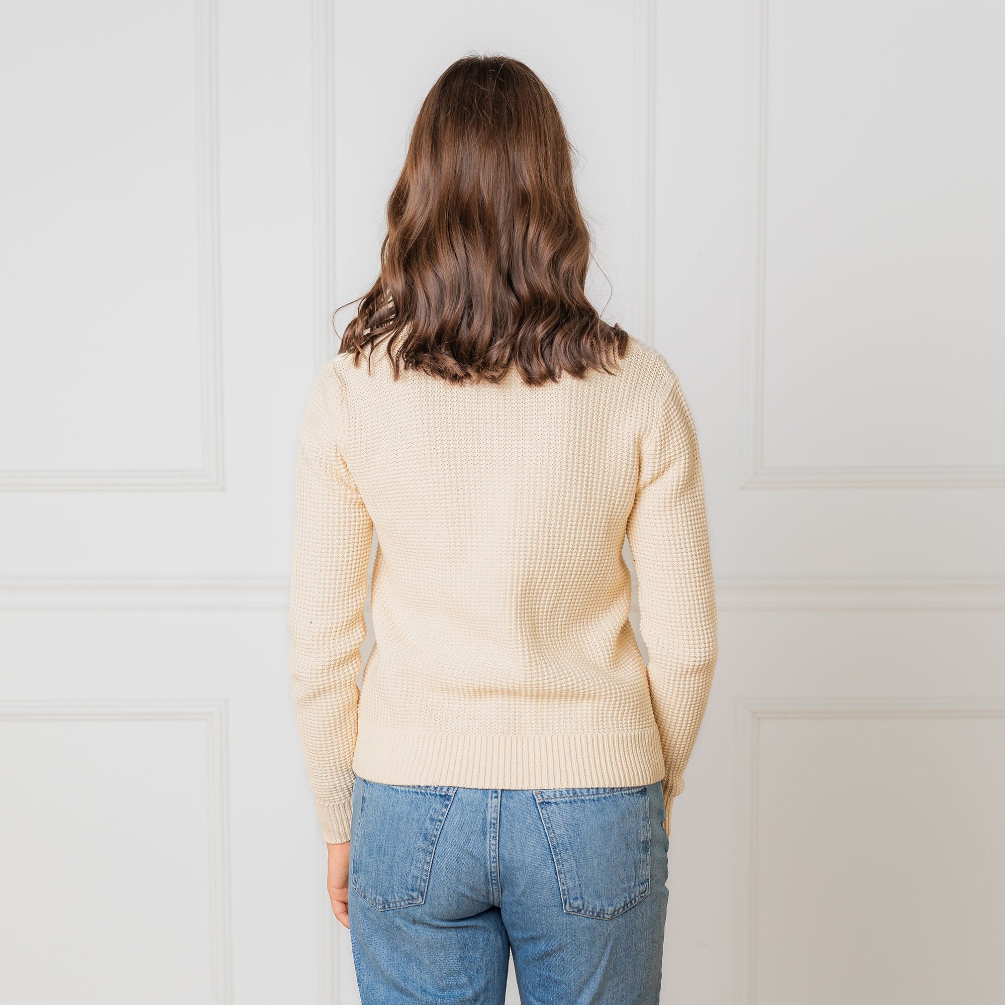 Organic Tweed Sweater Cardigan