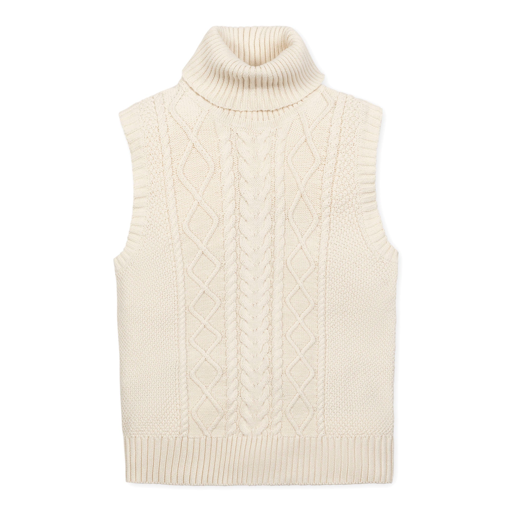 Organic Sleeveless Turtleneck
