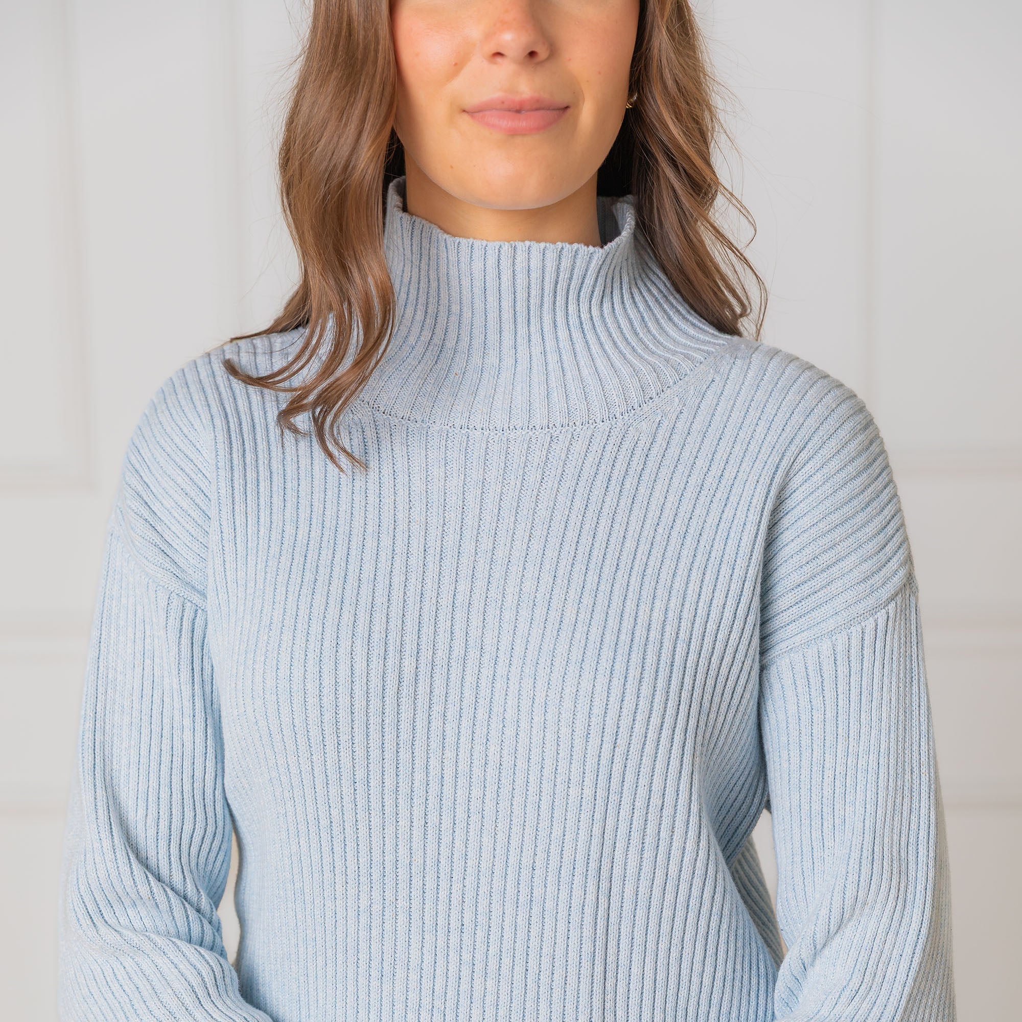 Organic Funnel Neck Sweater