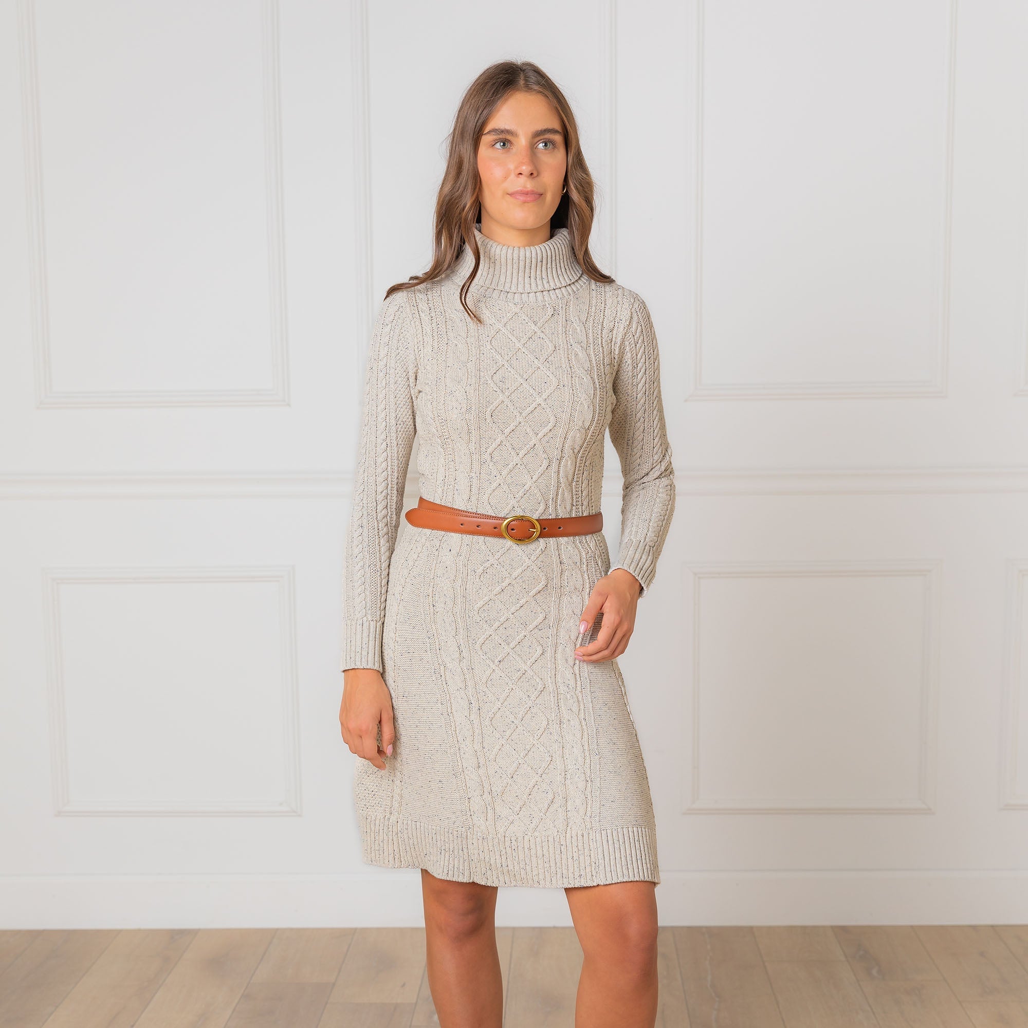 Organic Cable Sweater Dress