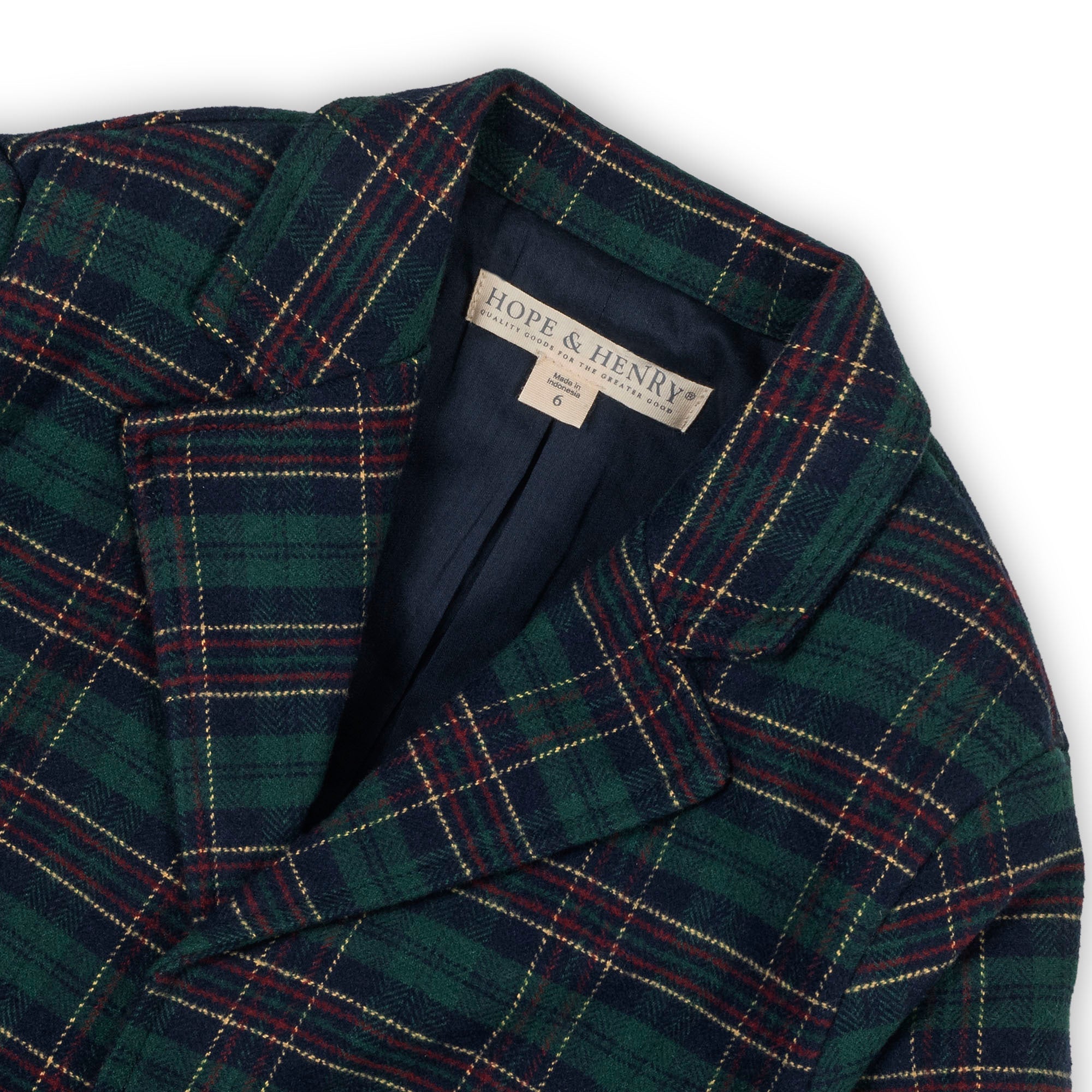 Organic Brushed Cotton Suit Jacket - Baby