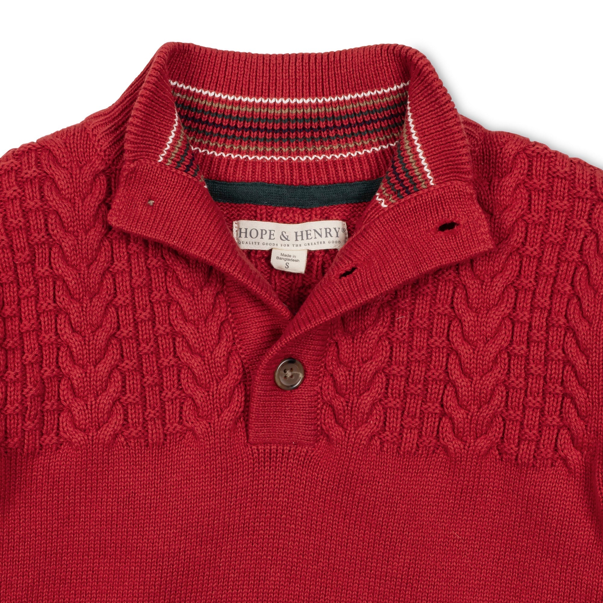 Organic Mock Neck Sweater