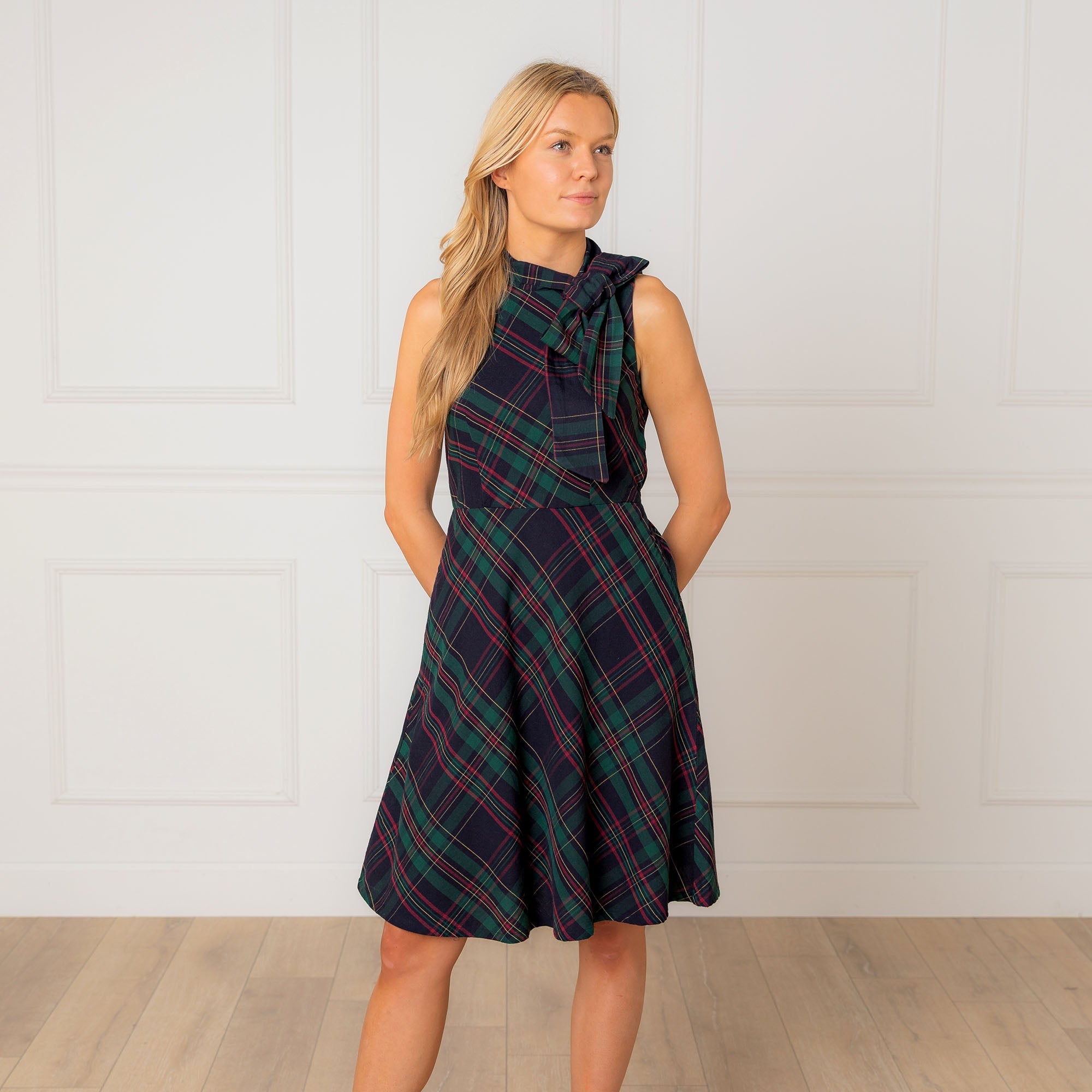 Organic Bow Neck Dress