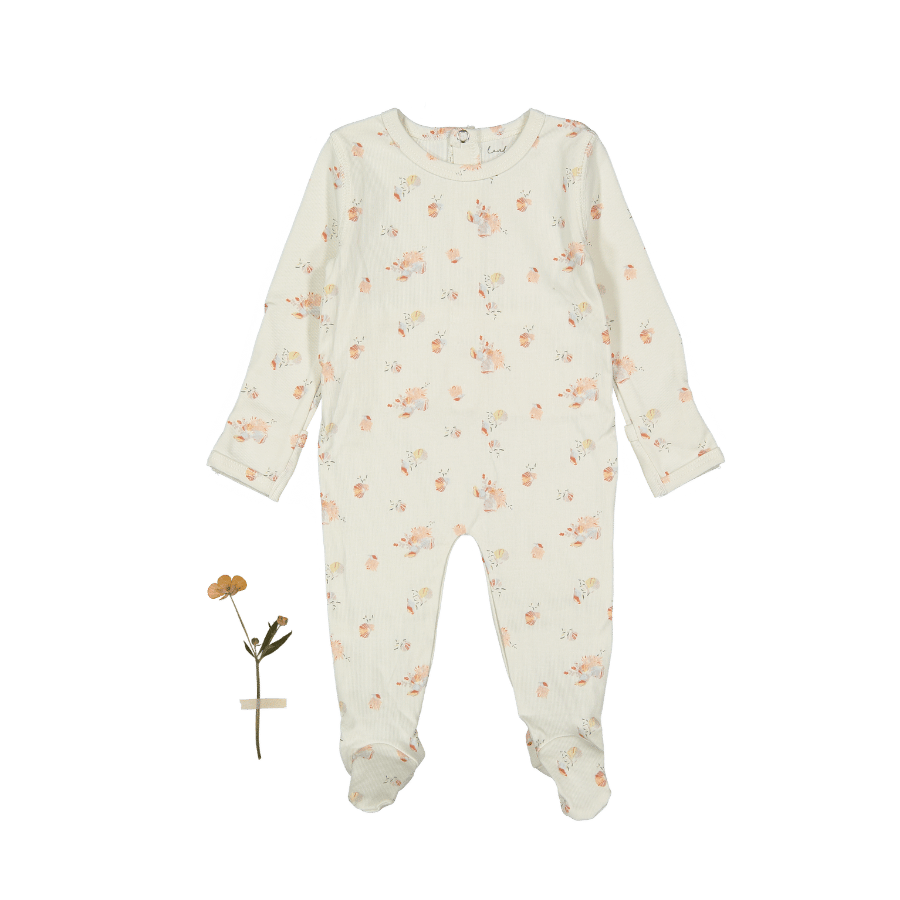 Organic Cotton Romper & Headband- Seashell