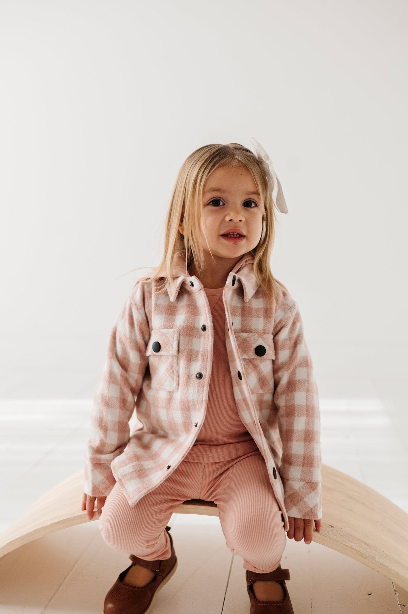 Girl's Hooded Shacket
