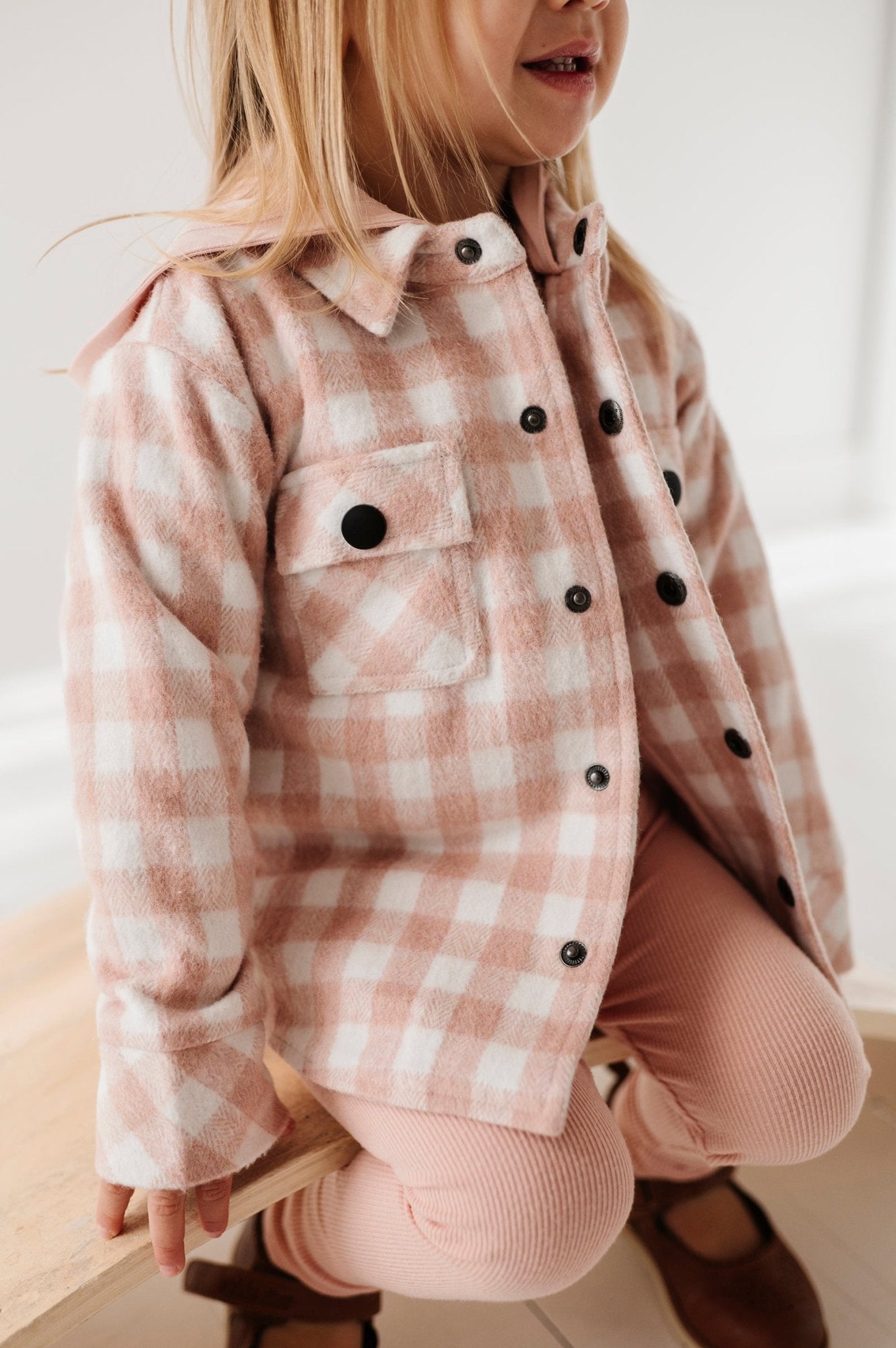 Girl's Hooded Shacket