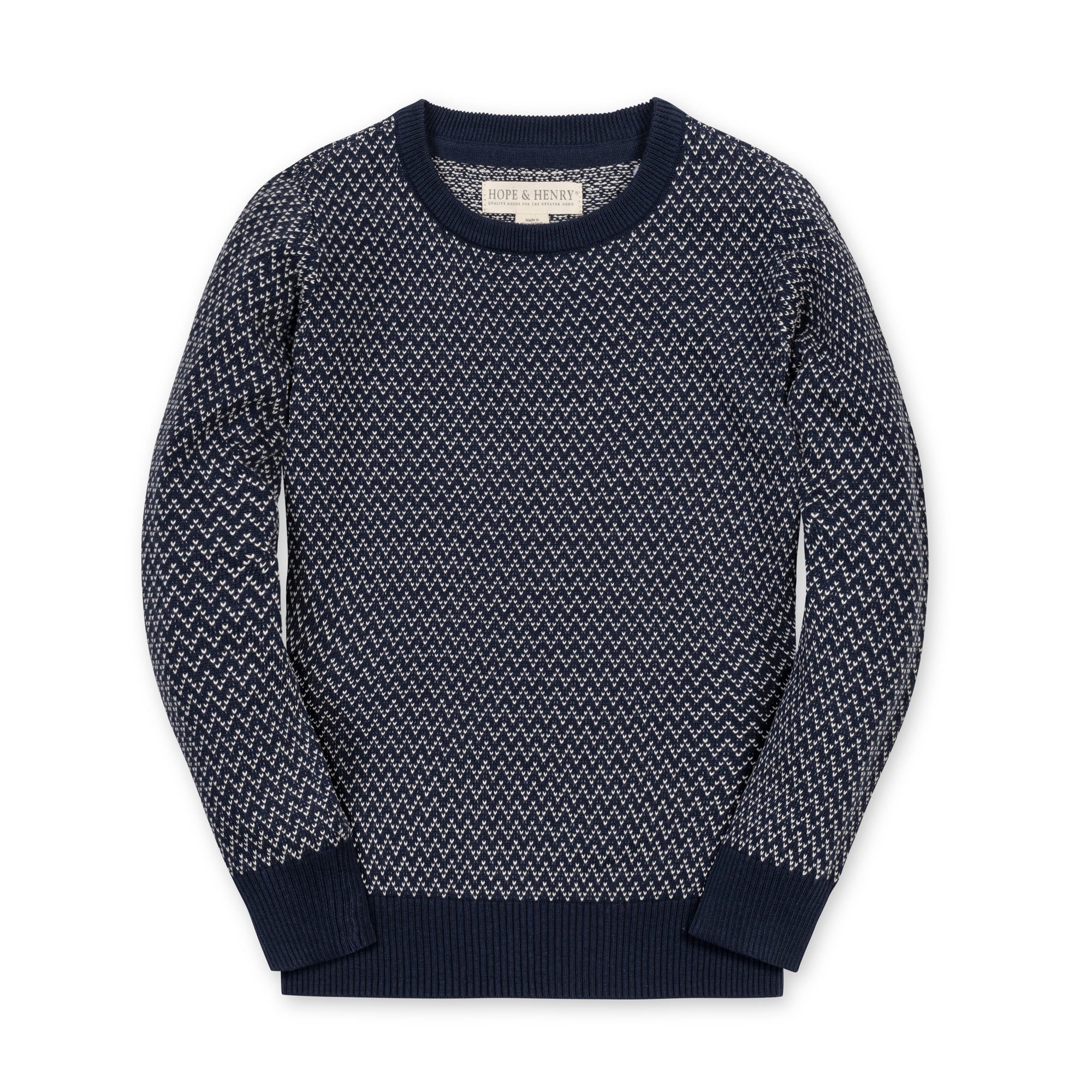 Crew Neck Pullover Sweater