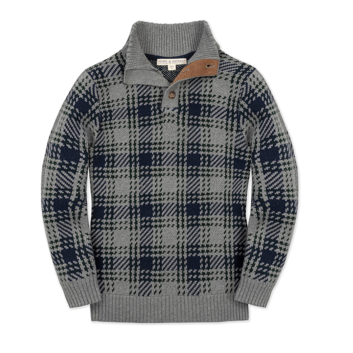 Organic Mock Neck Sweater