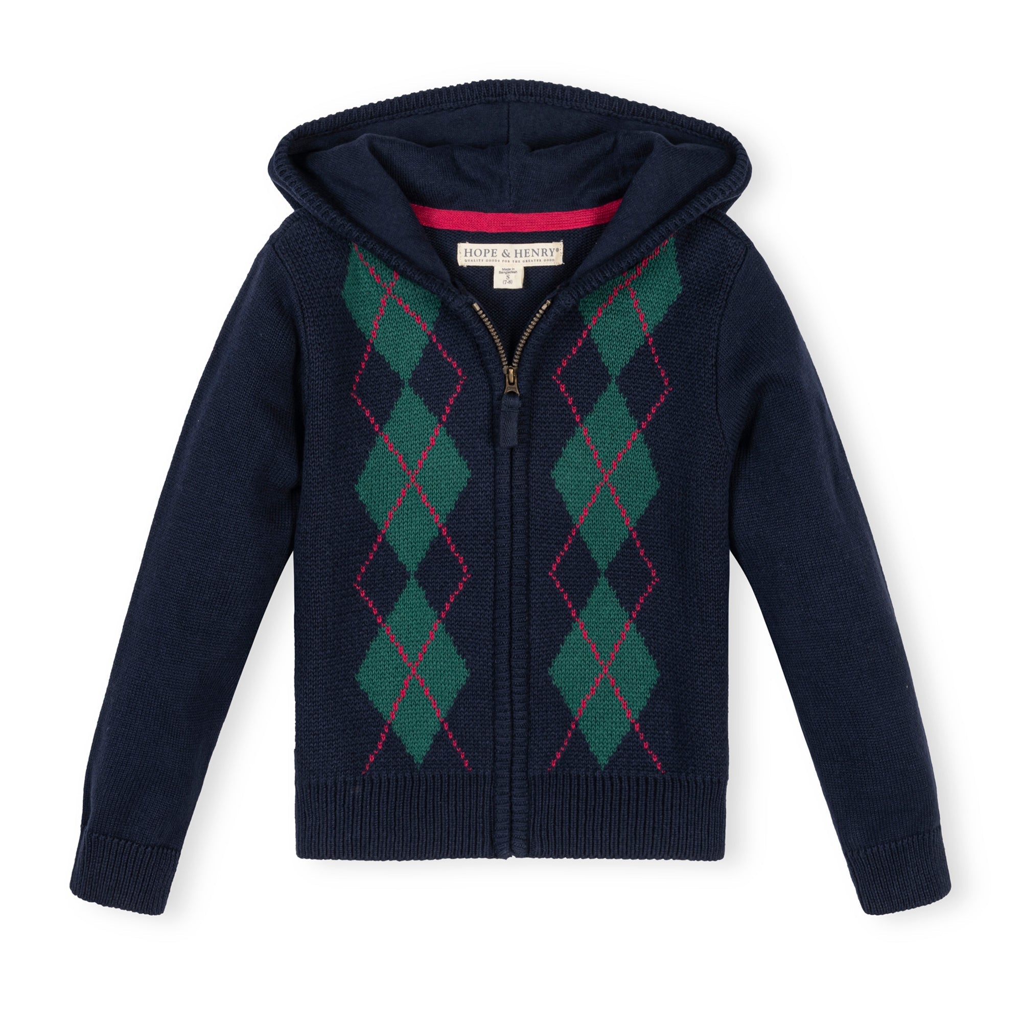 Organic Full Zip Hoodie Sweater