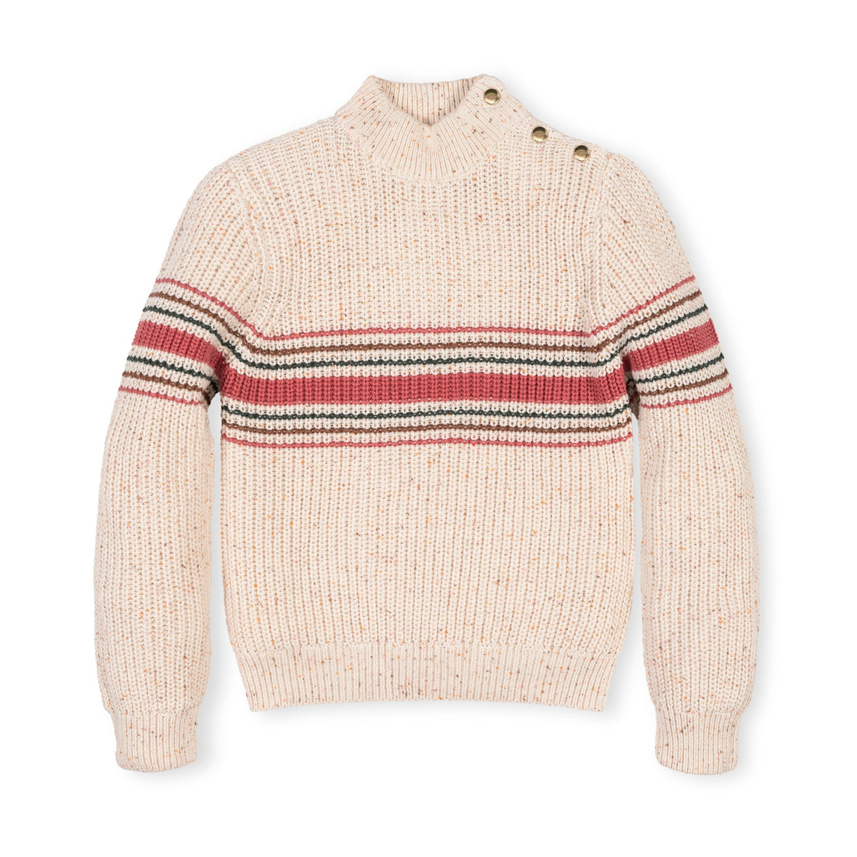 Organic Mock Neck Sweater