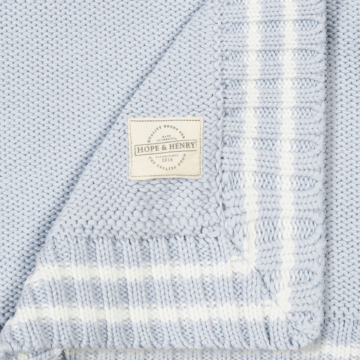 Organic Cable Knit Blanket