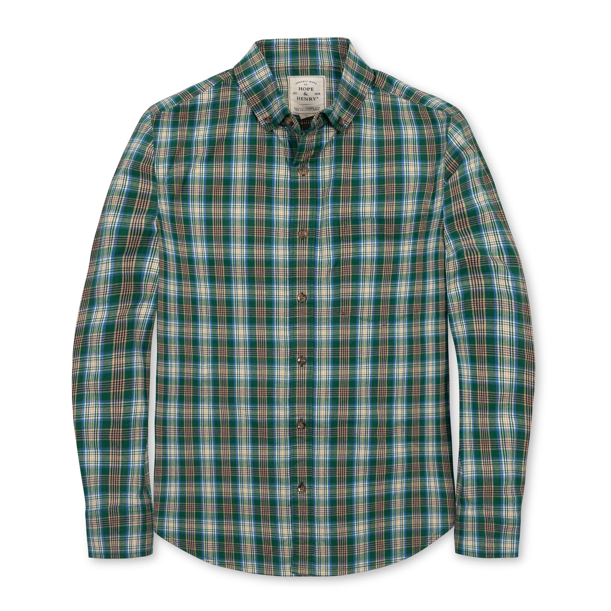Organic Stretch Poplin Shirt