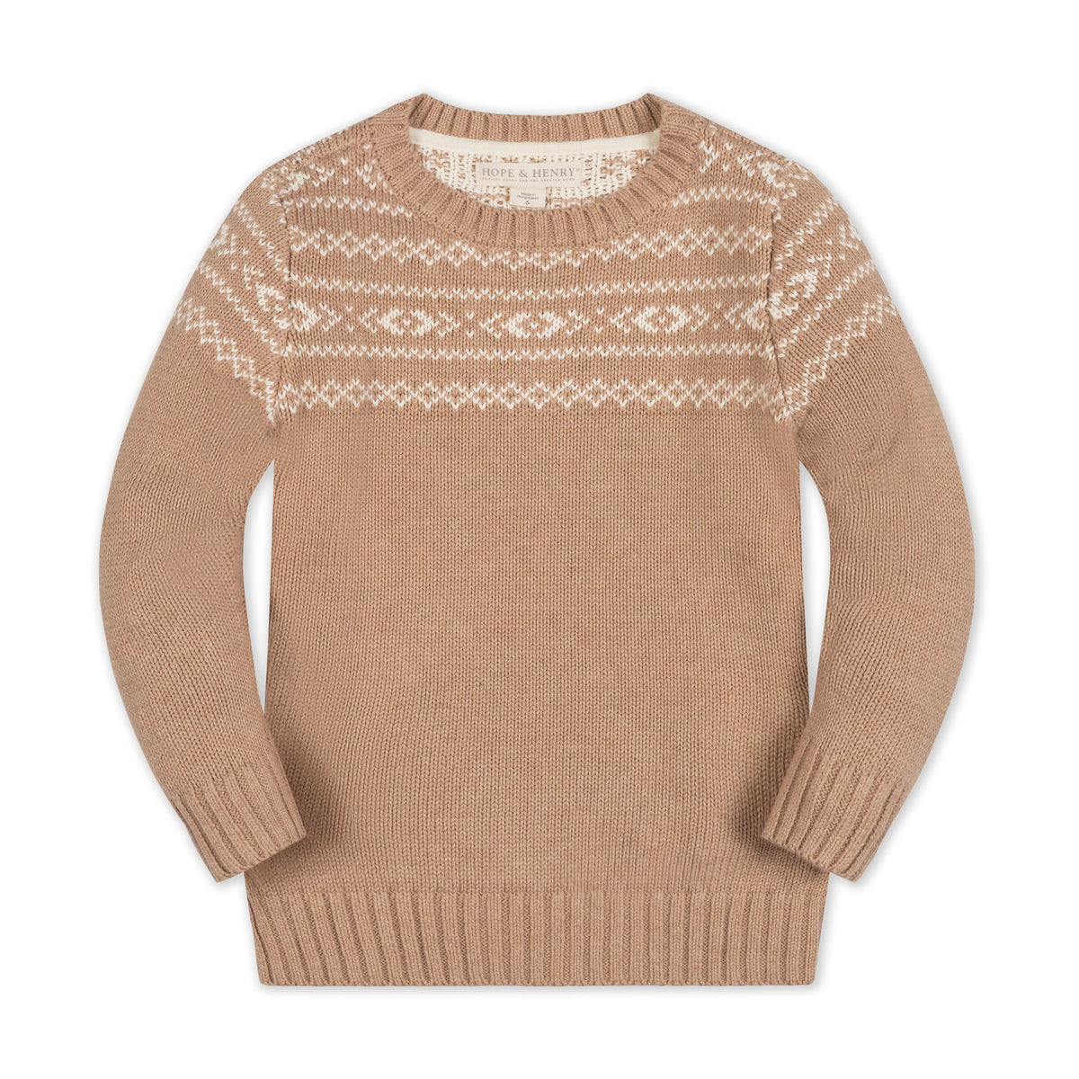 Organic Fair Isle Sweater