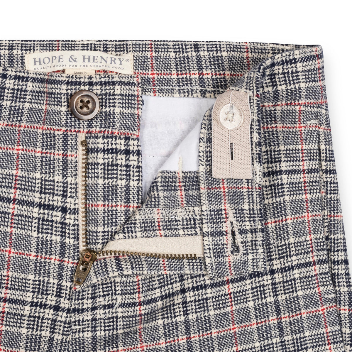 Organic Brushed Suit Pant - Baby