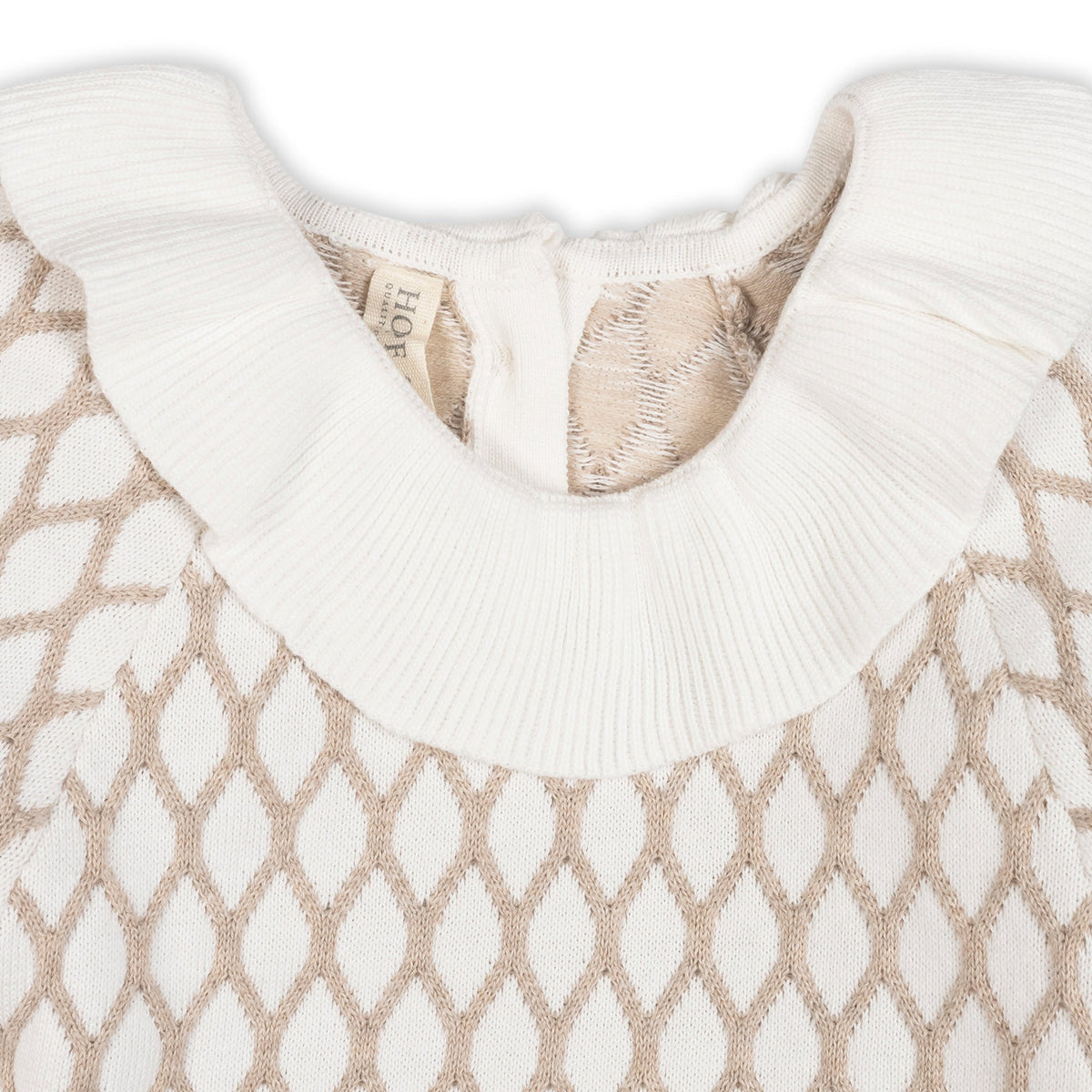 Organic Ruffle Collar Sweater Dress - Baby