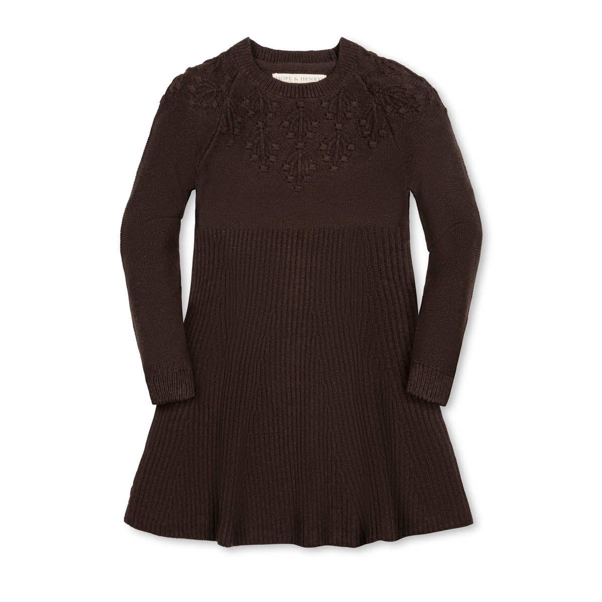Organic Bobble Yoke Sweater Dress