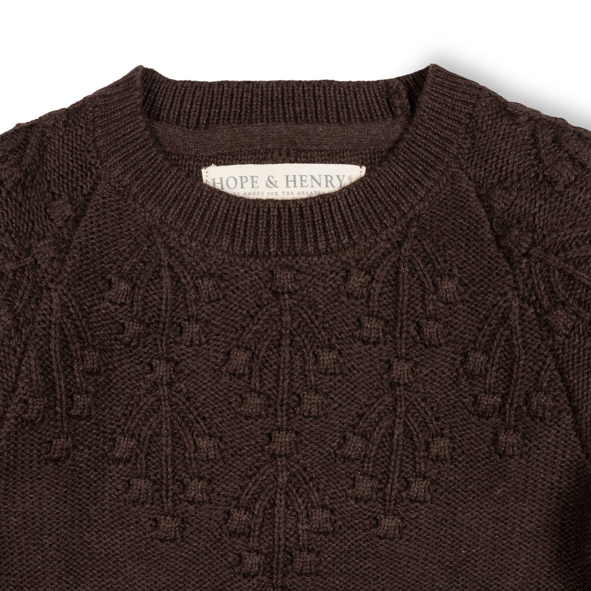 Organic Bobble Yoke Sweater Dress