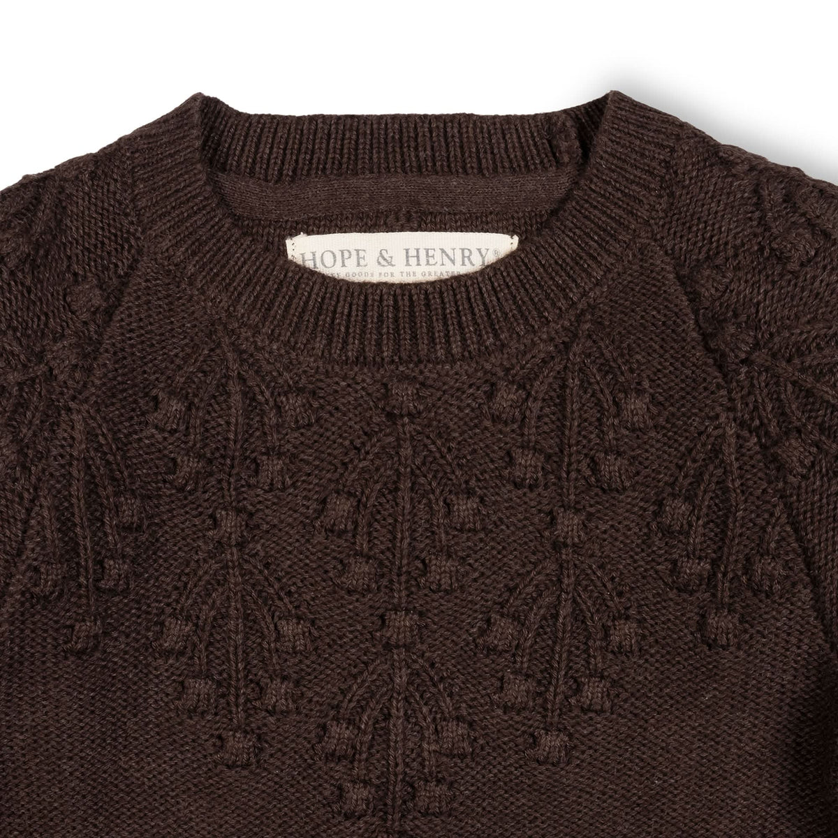 Organic Bobble Yoke Sweater Dress