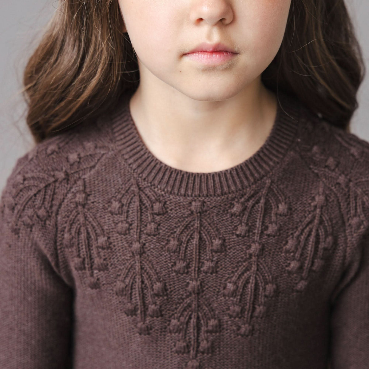 Organic Bobble Yoke Sweater Dress