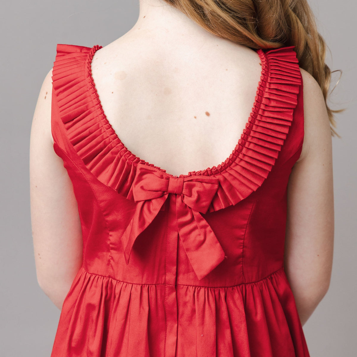 Organic Pleated Collar Party Dress