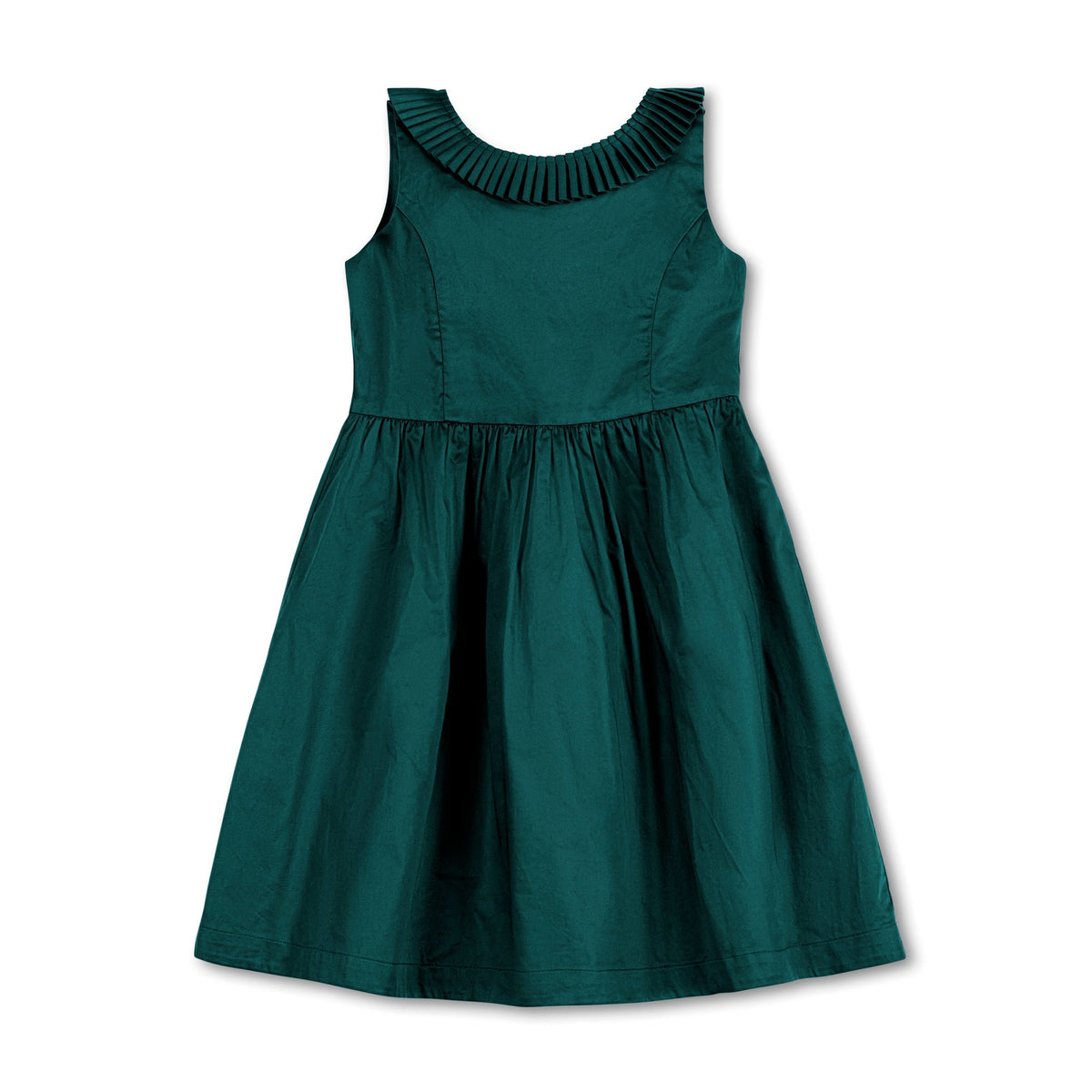 Organic Pleated Collar Party Dress