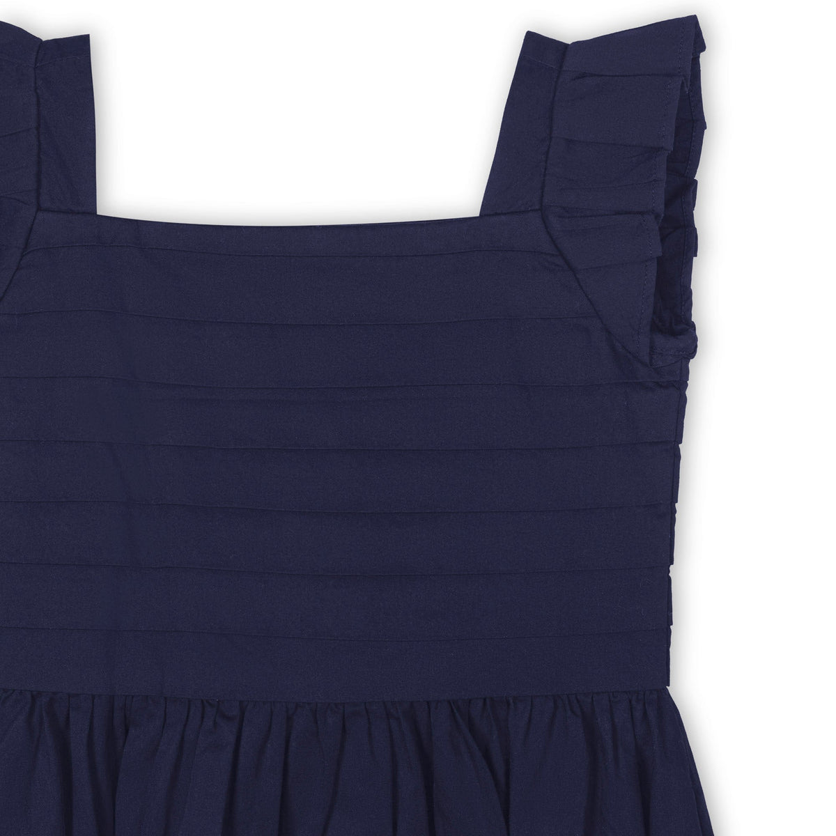 Organic Pleated Sateen Party Dress