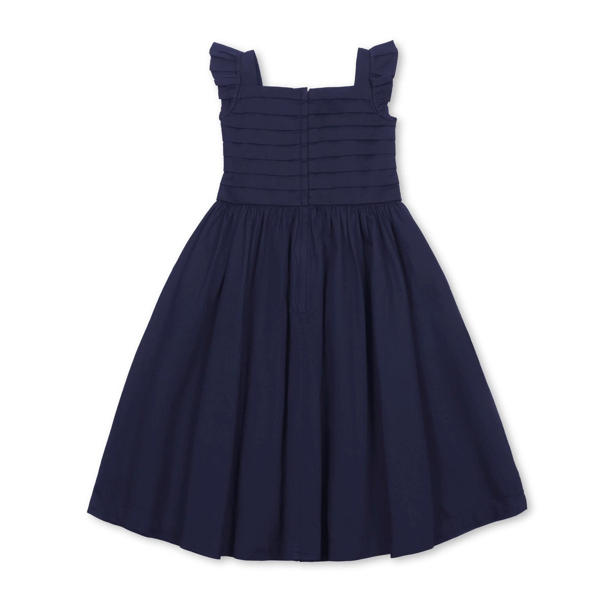 Organic Pleated Sateen Party Dress