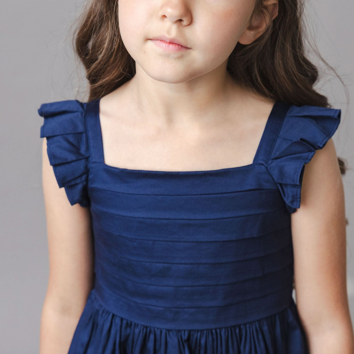 Organic Pleated Sateen Party Dress
