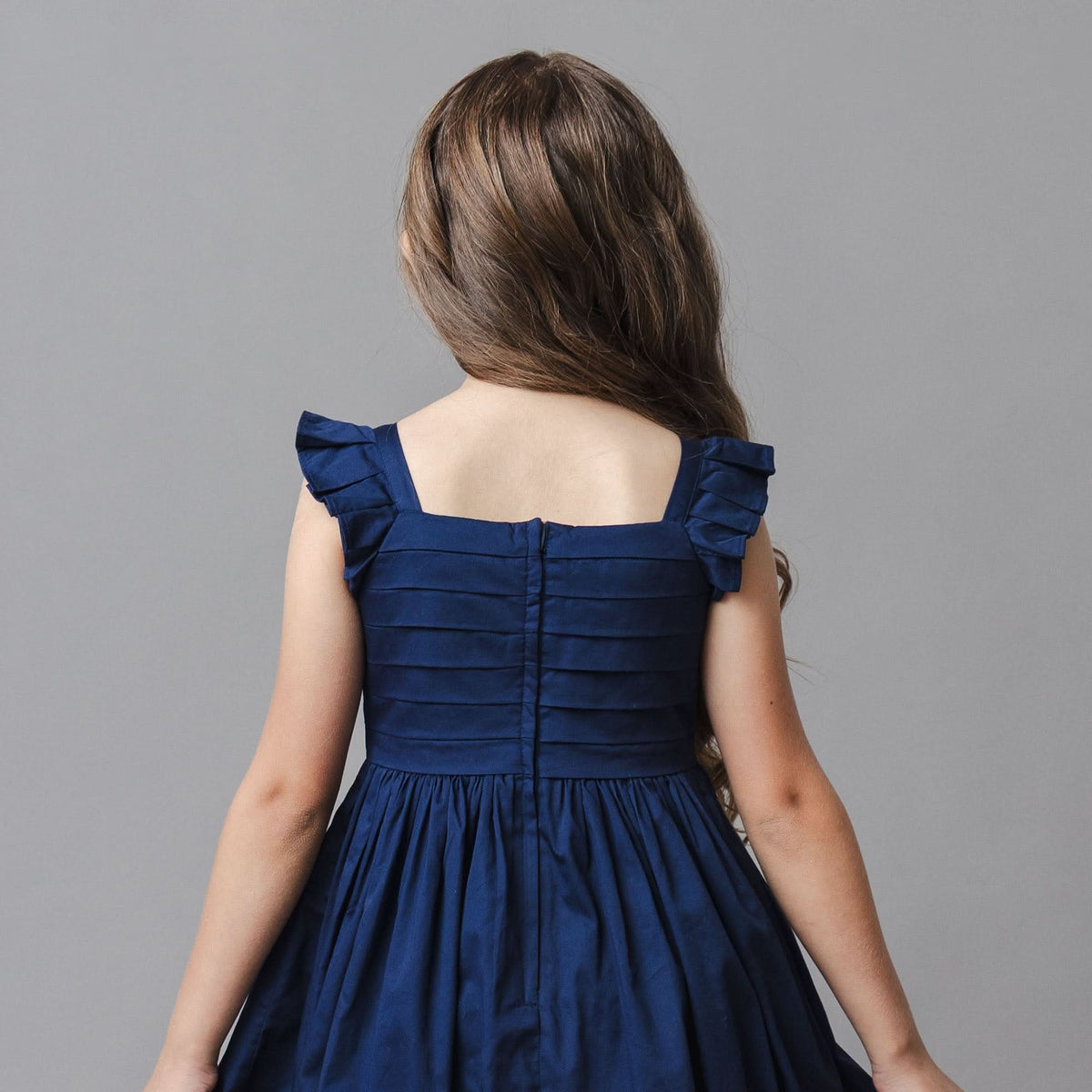 Organic Pleated Sateen Party Dress