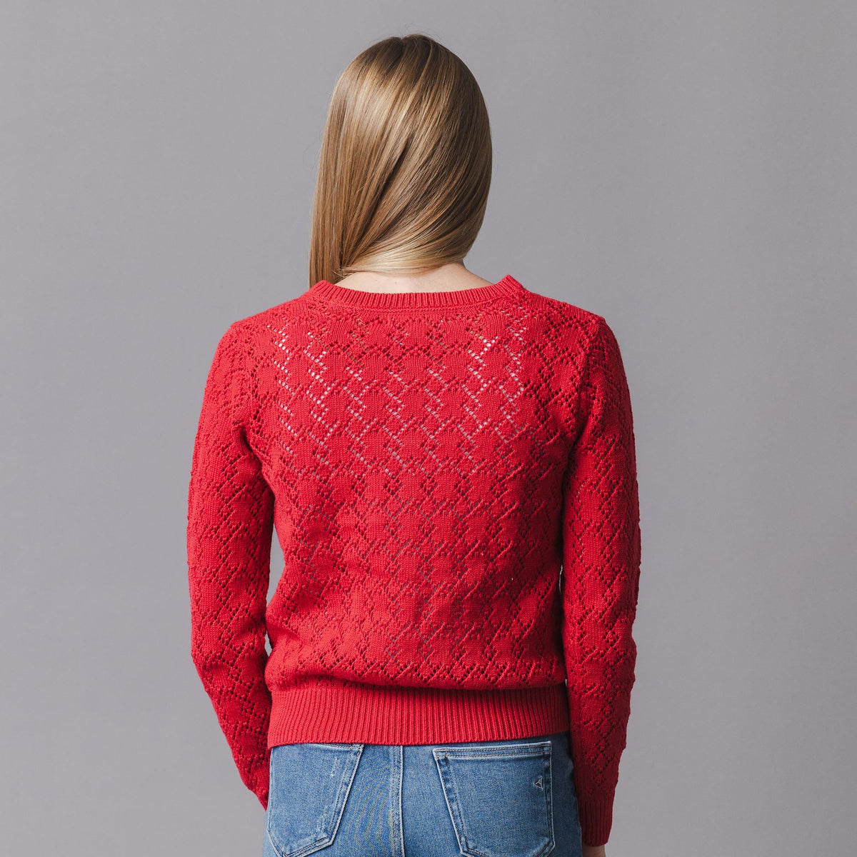 Organic Pointelle Cardigan