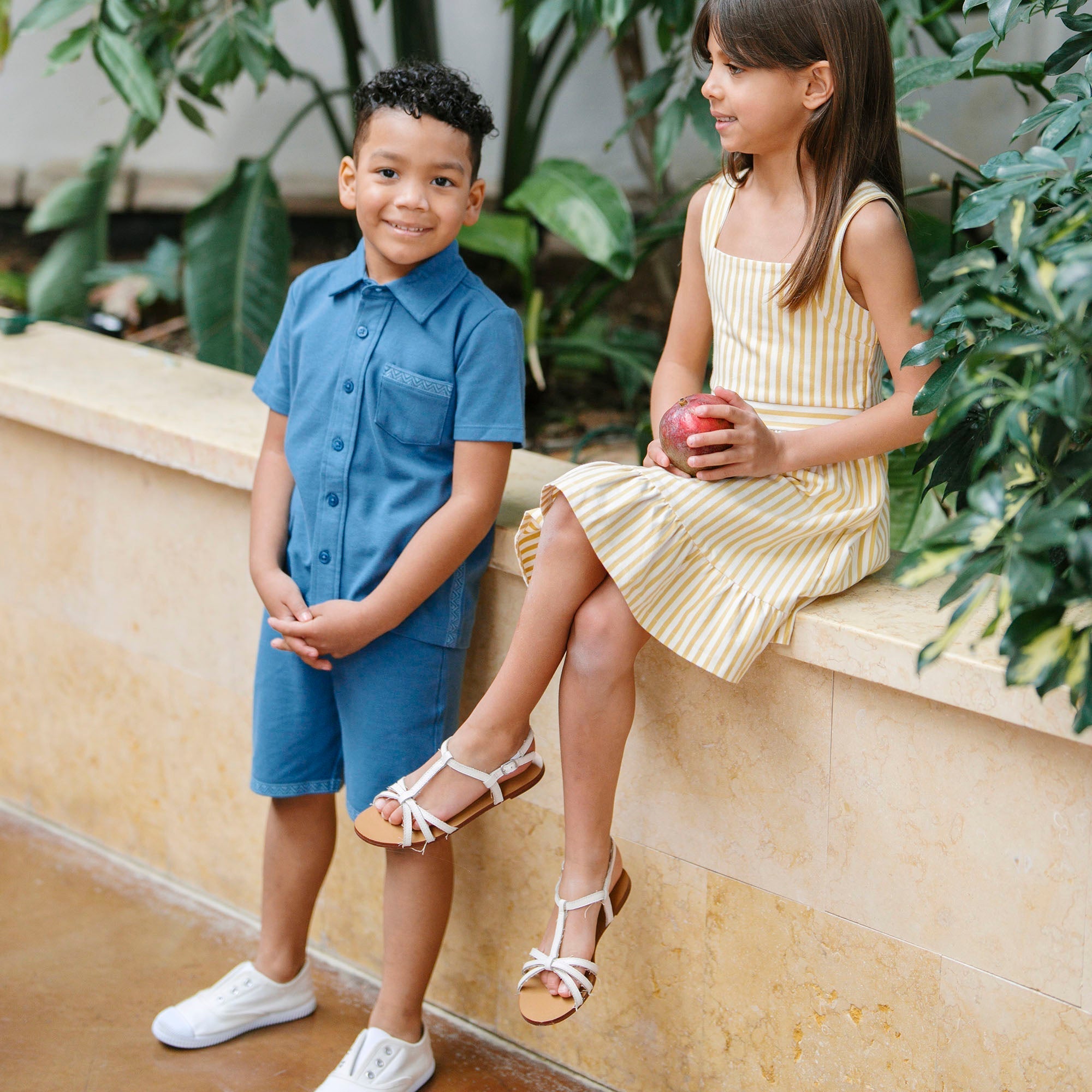 Organic Pique Pull-On Short