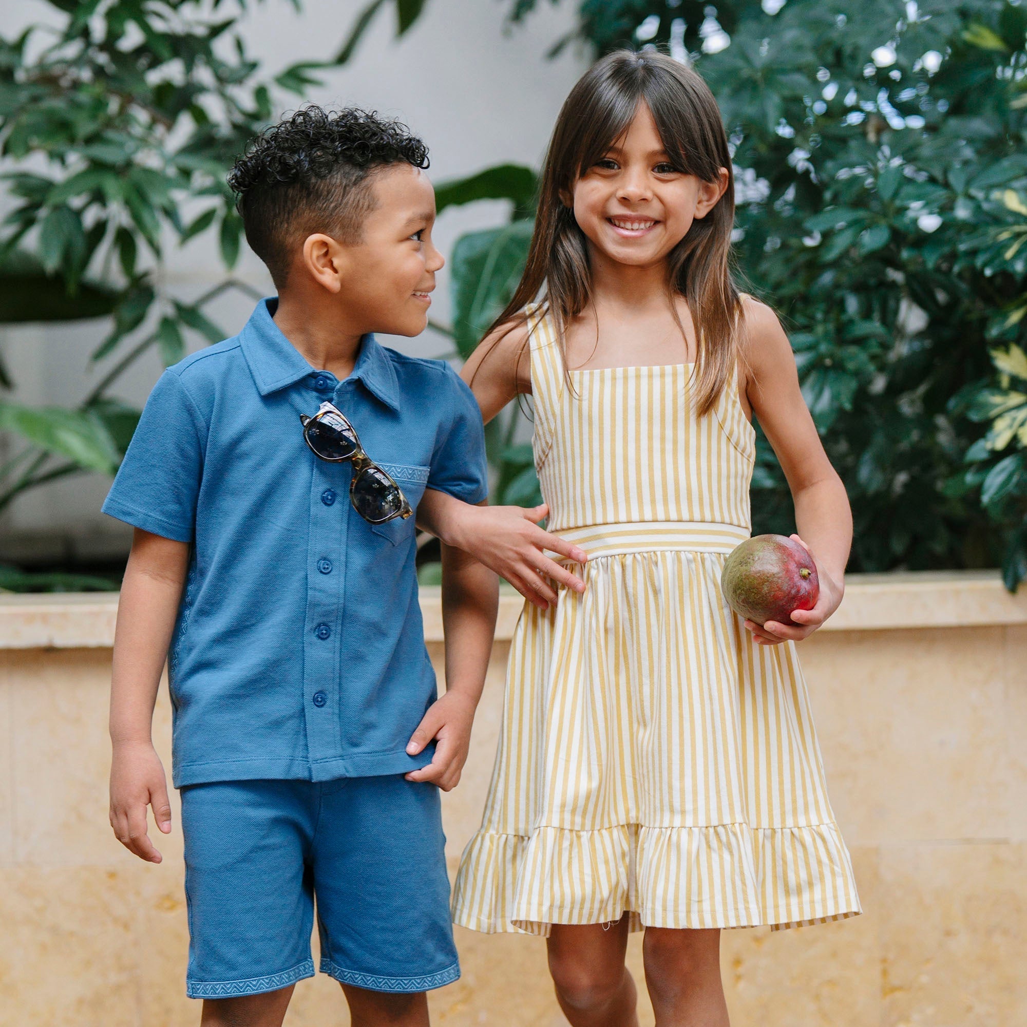Organic Knit Tank Sundress with Flounce
