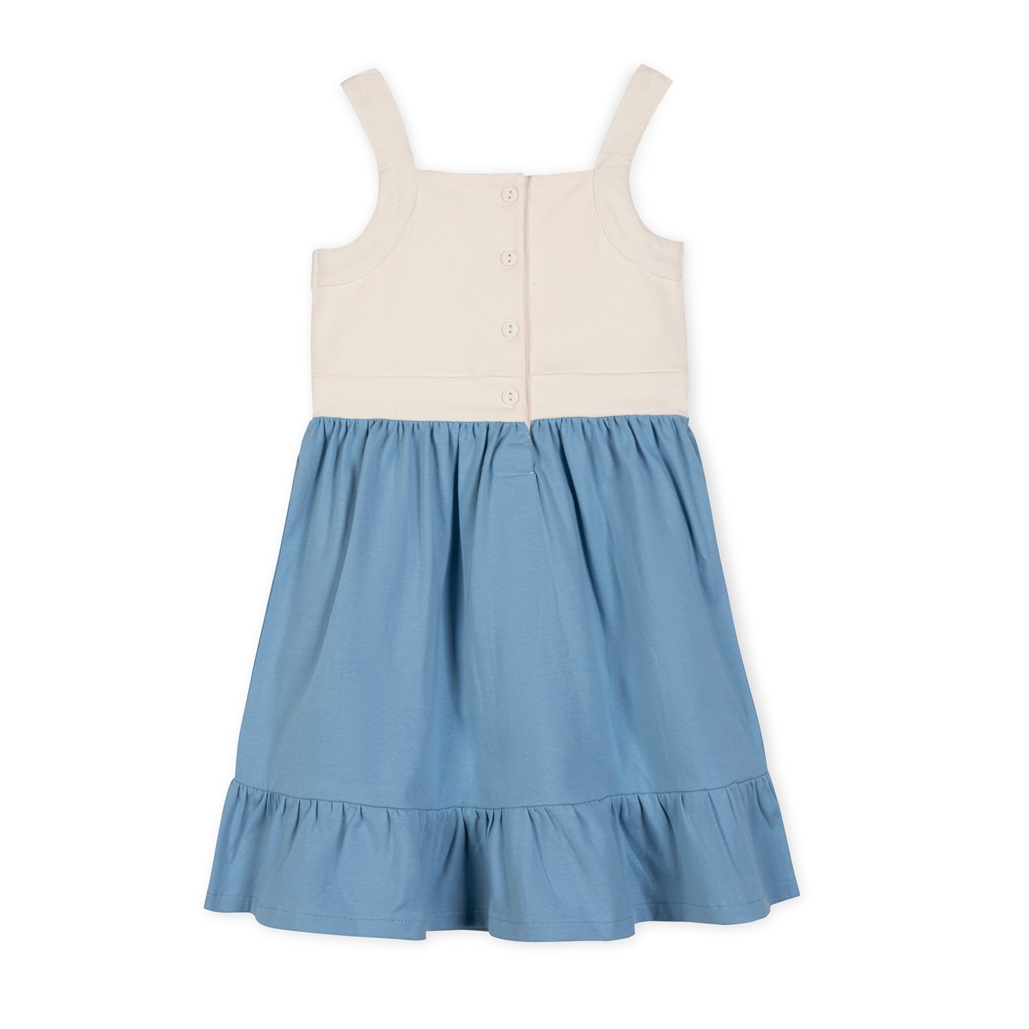 Organic Knit Tank Sundress with Flounce