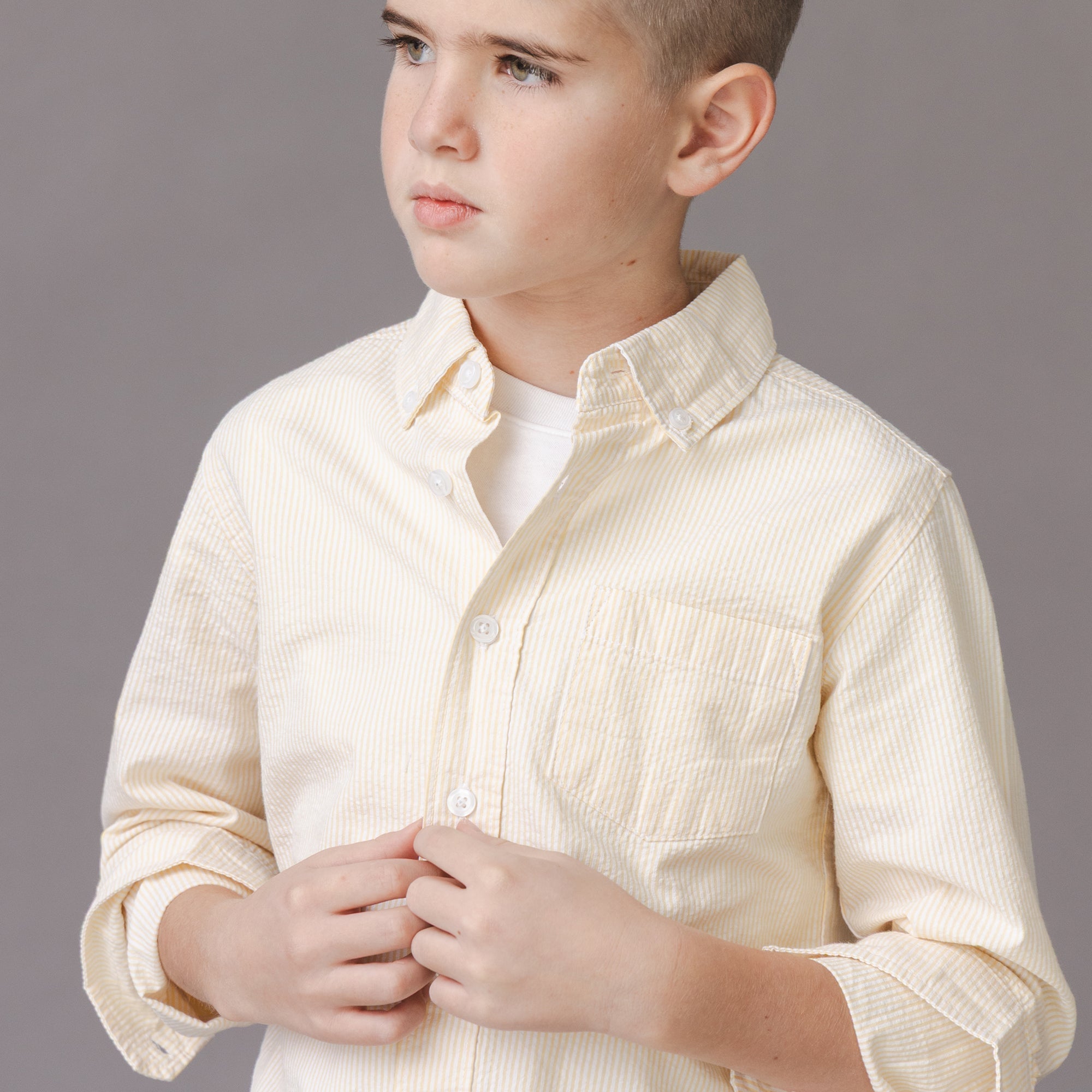 Organic Seersucker Shirt