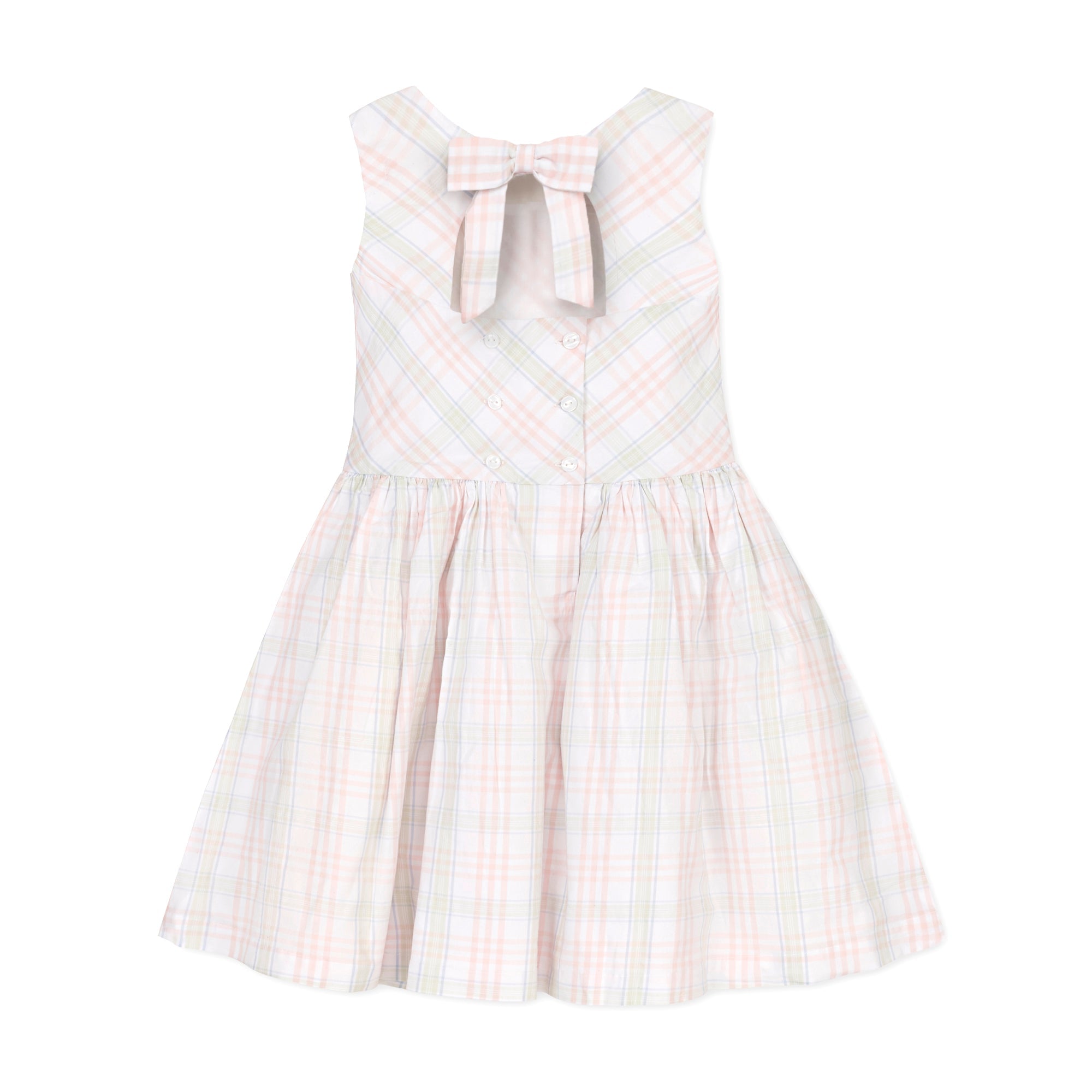 Organic Button Back Party Dress
