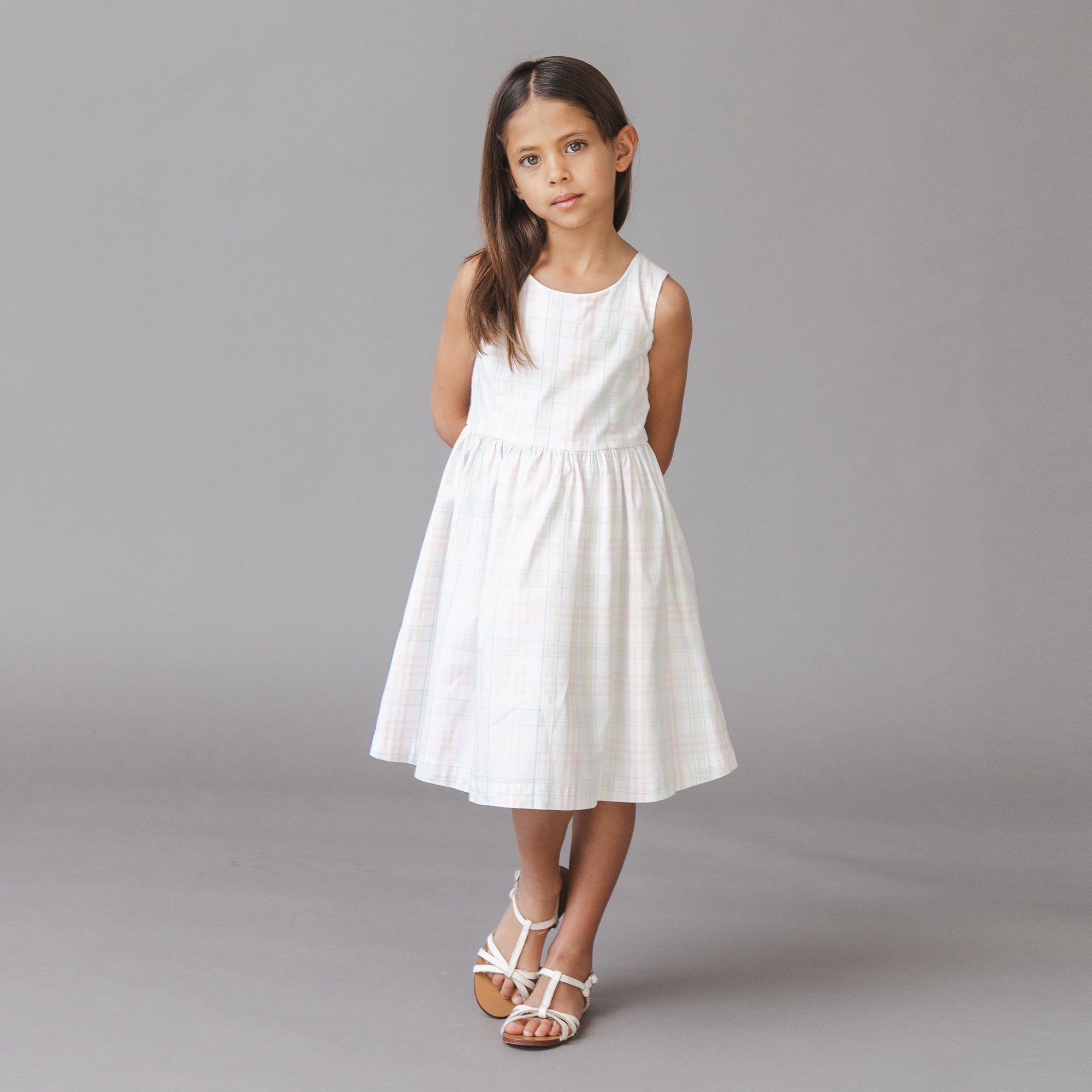 Organic Button Back Party Dress