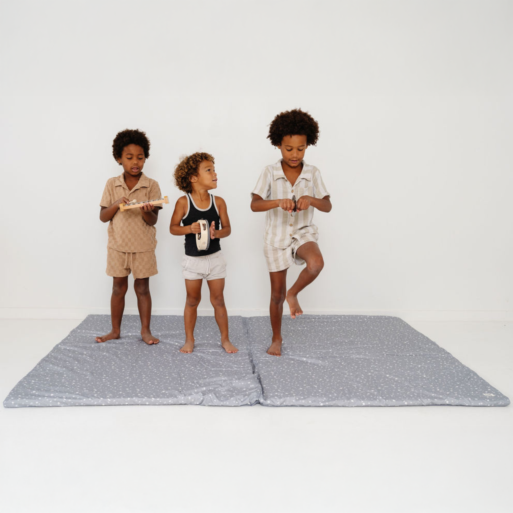 Terrazzo Slate Organic Cotton Mat