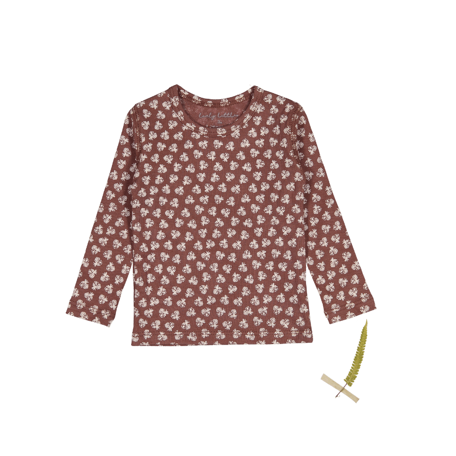 The Printed Long Sleeve Tee -  Rustic Floral