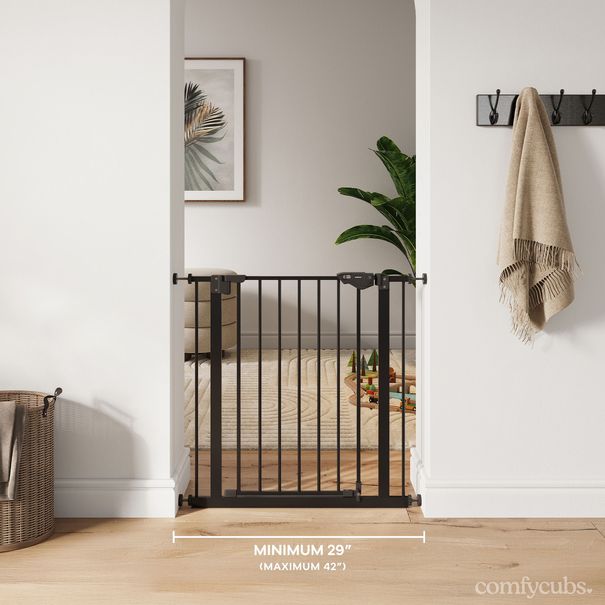 Baby Safety Gate in Black