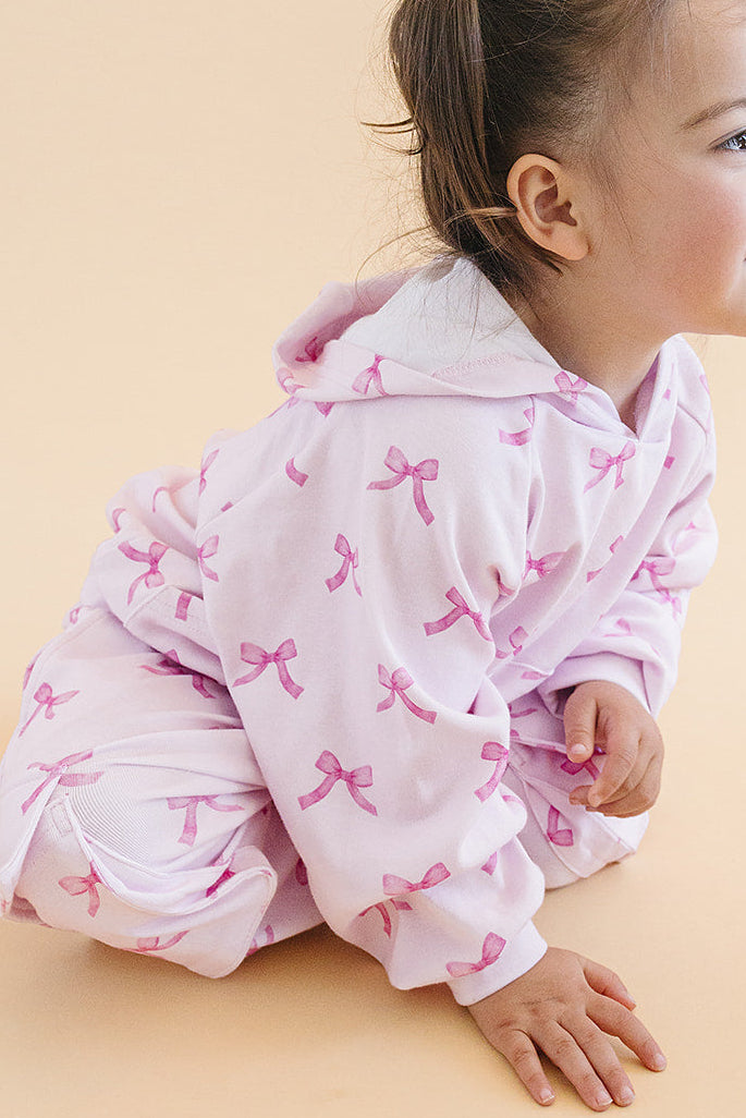 Cargo Jogger Set | Pink Bows