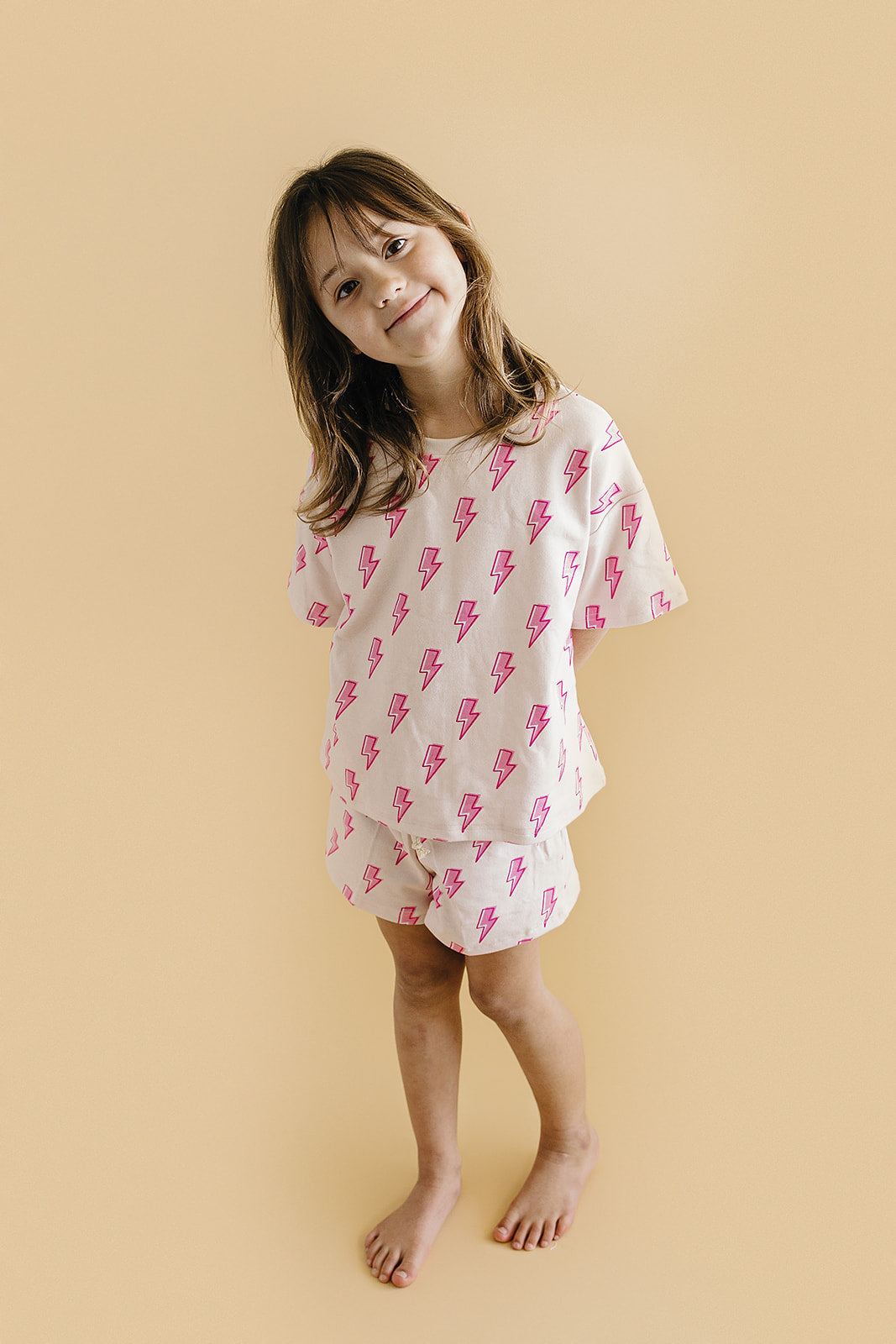 Shorts Set | Pink Bolts