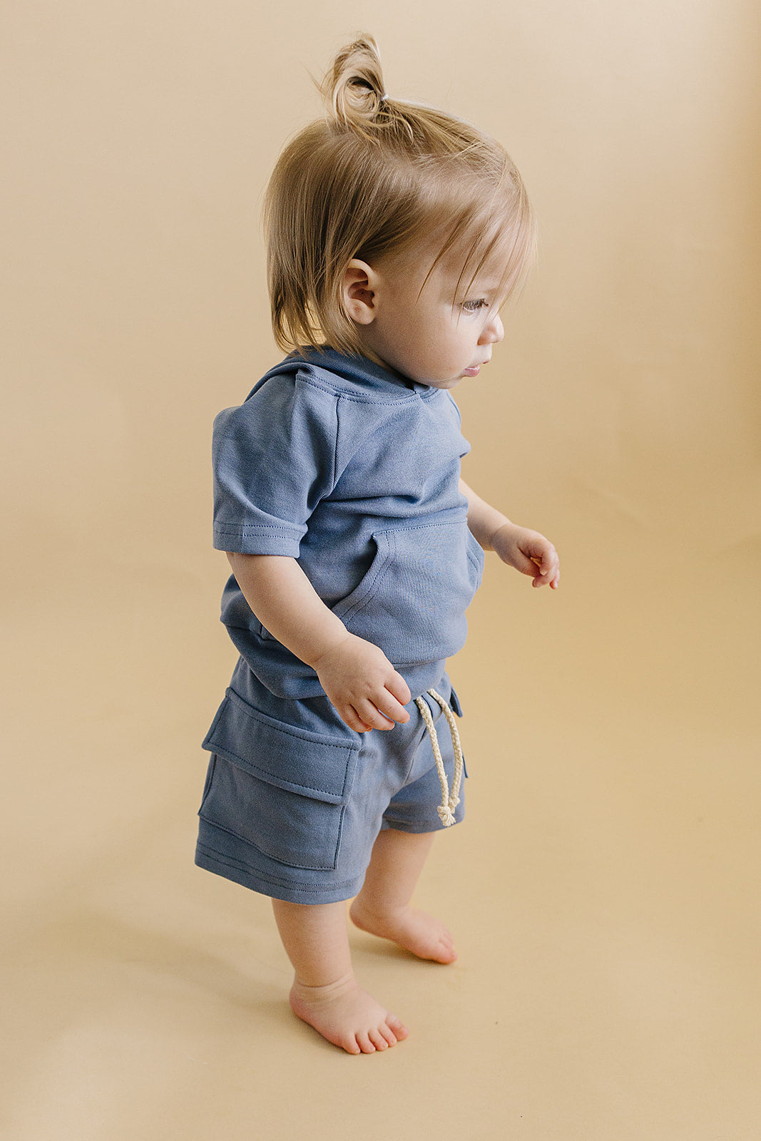 Cargo Shorts Set | Blue