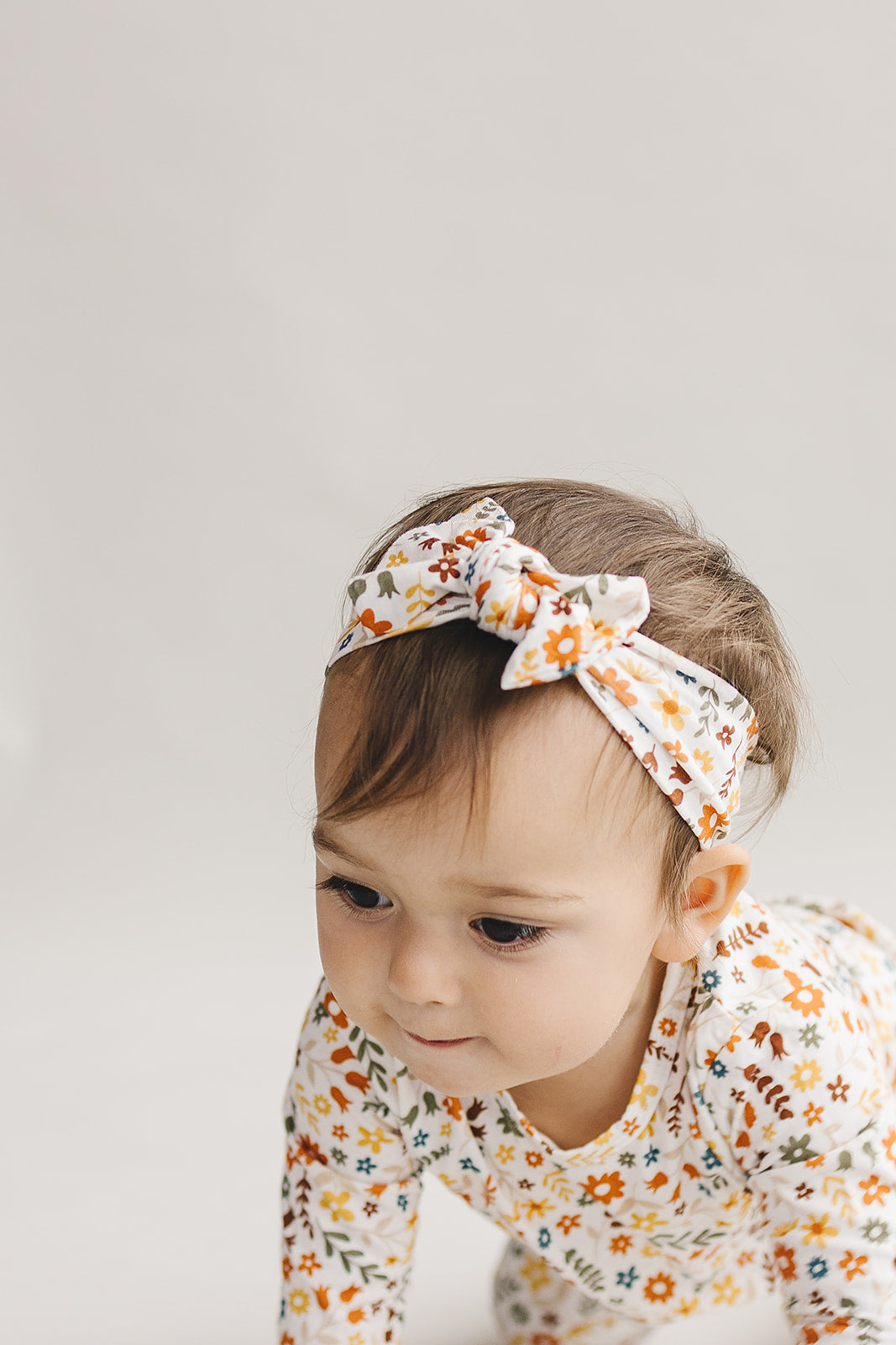 Bamboo Headband | Fall Flowers