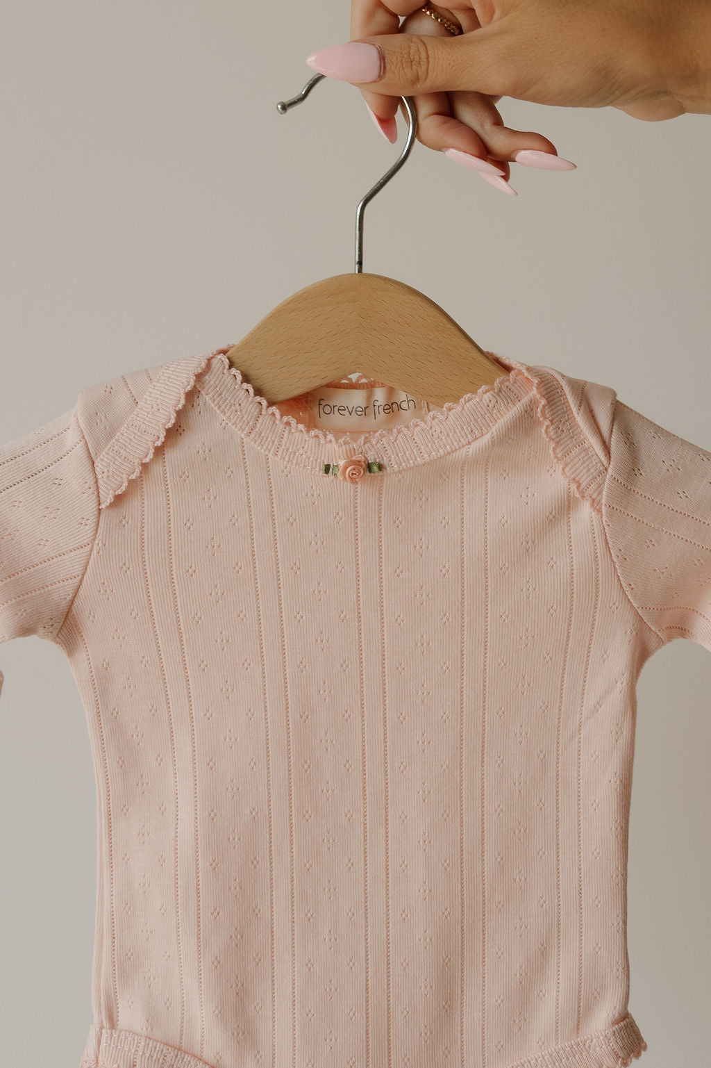 Long Sleeve Snapsuit | Ballerina