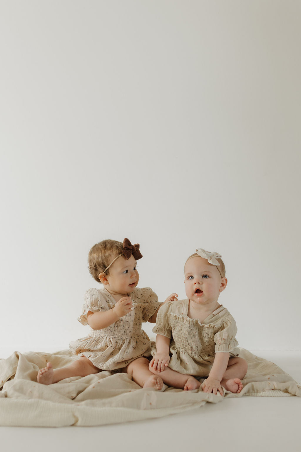 Ruffle Muslin Romper | Silly Goose