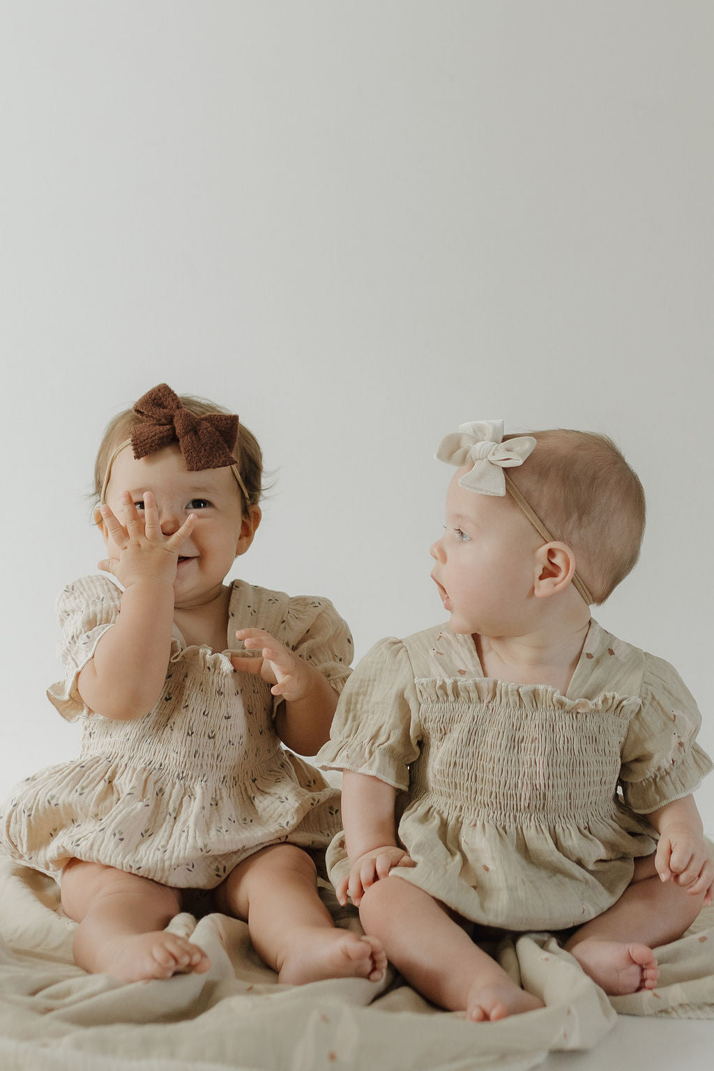 Ruffle Muslin Romper | Silly Goose