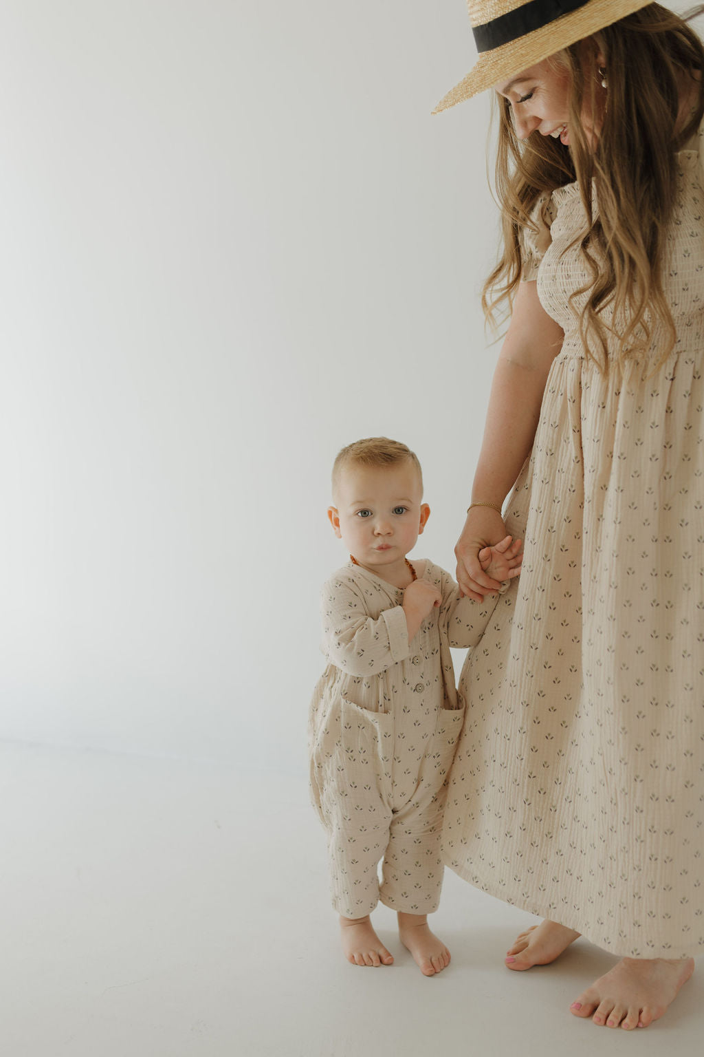 Women's Short Sleeve Muslin Dress | Flora