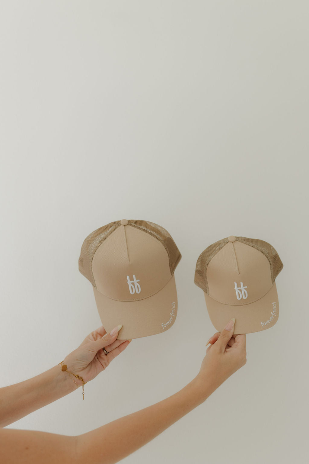 Children's Trucker Hat | ff Tan